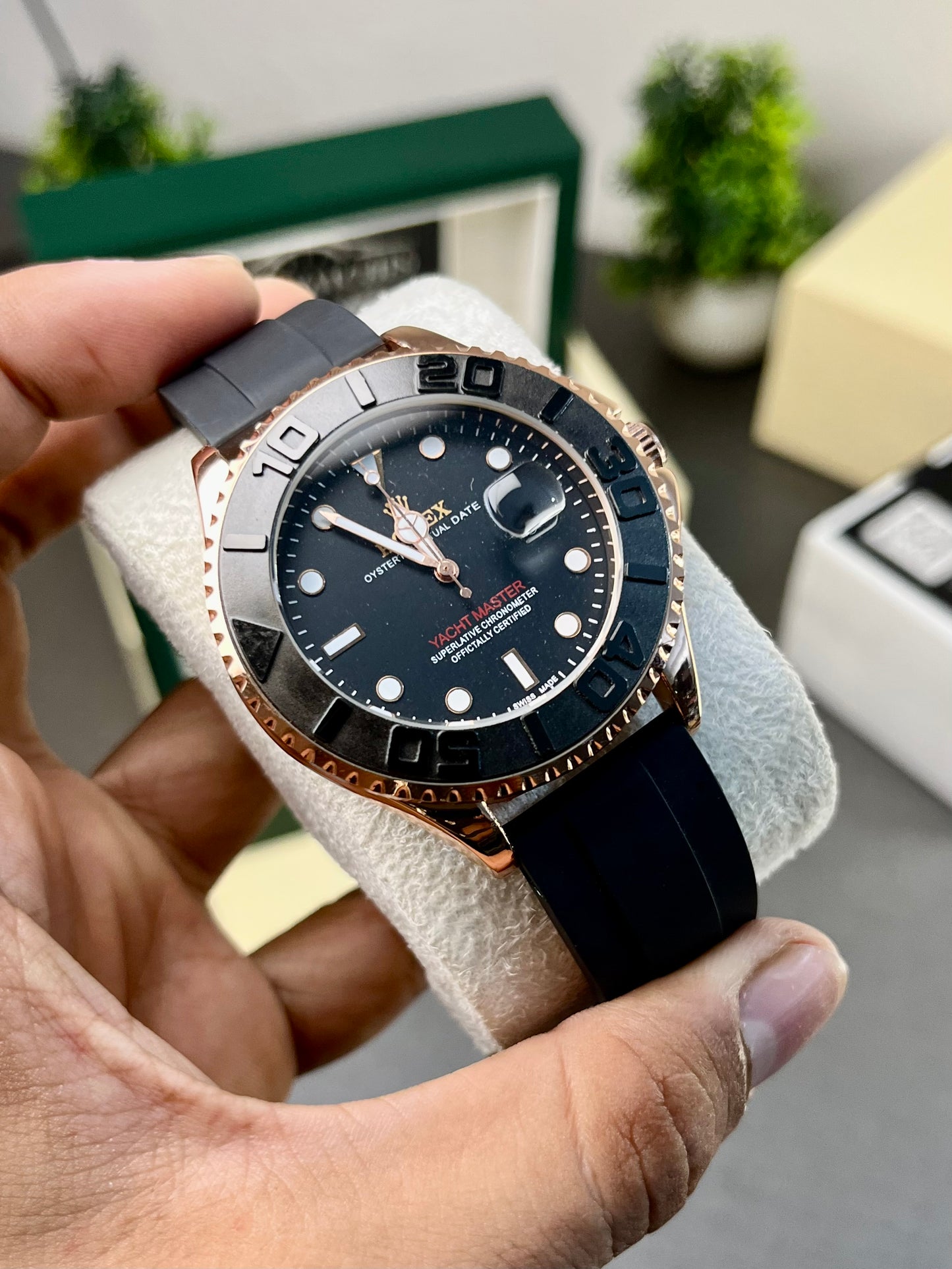 RLX Yacht Master Rose Gold