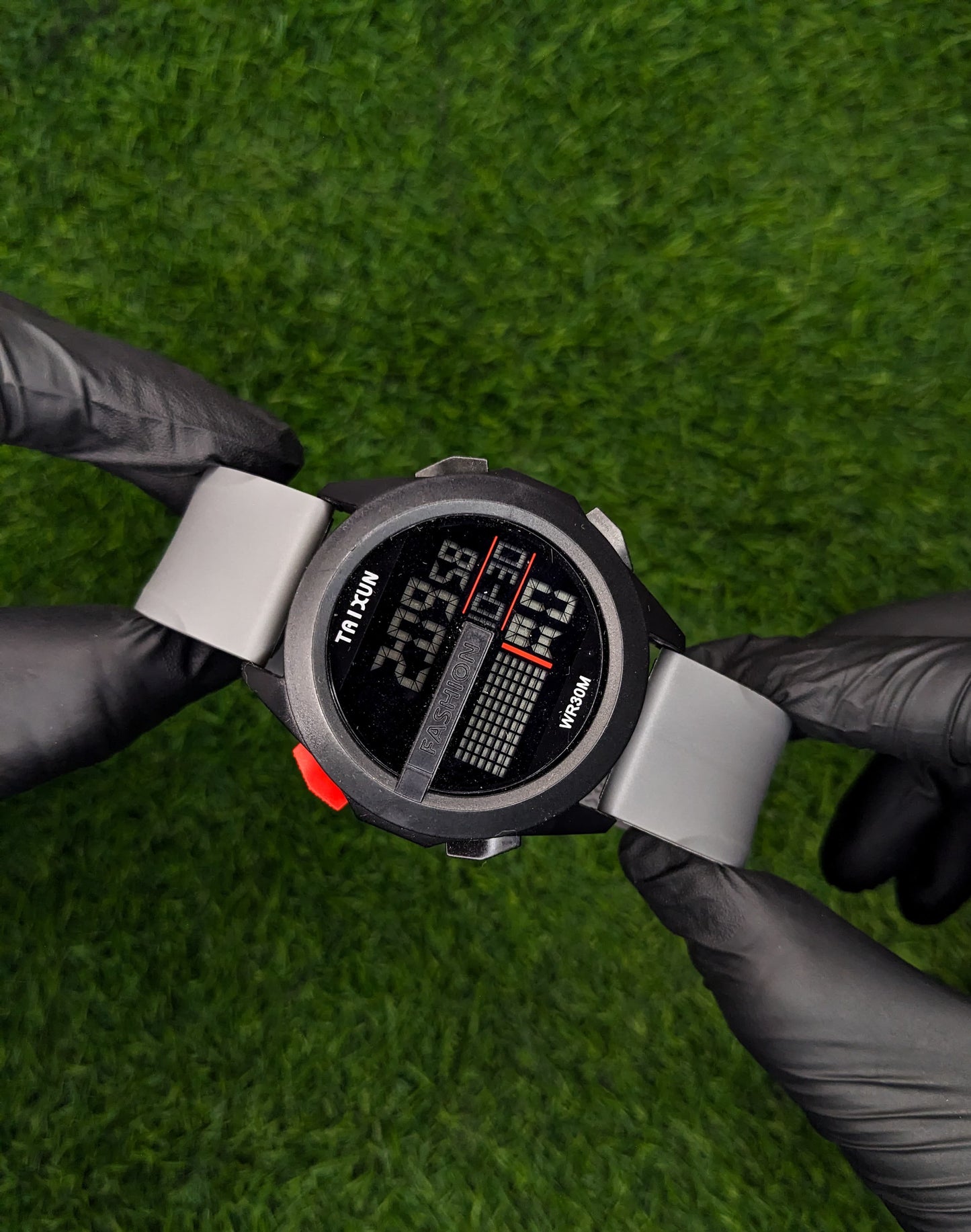 Taixon Water Proof Sport Watch - Gray Straps