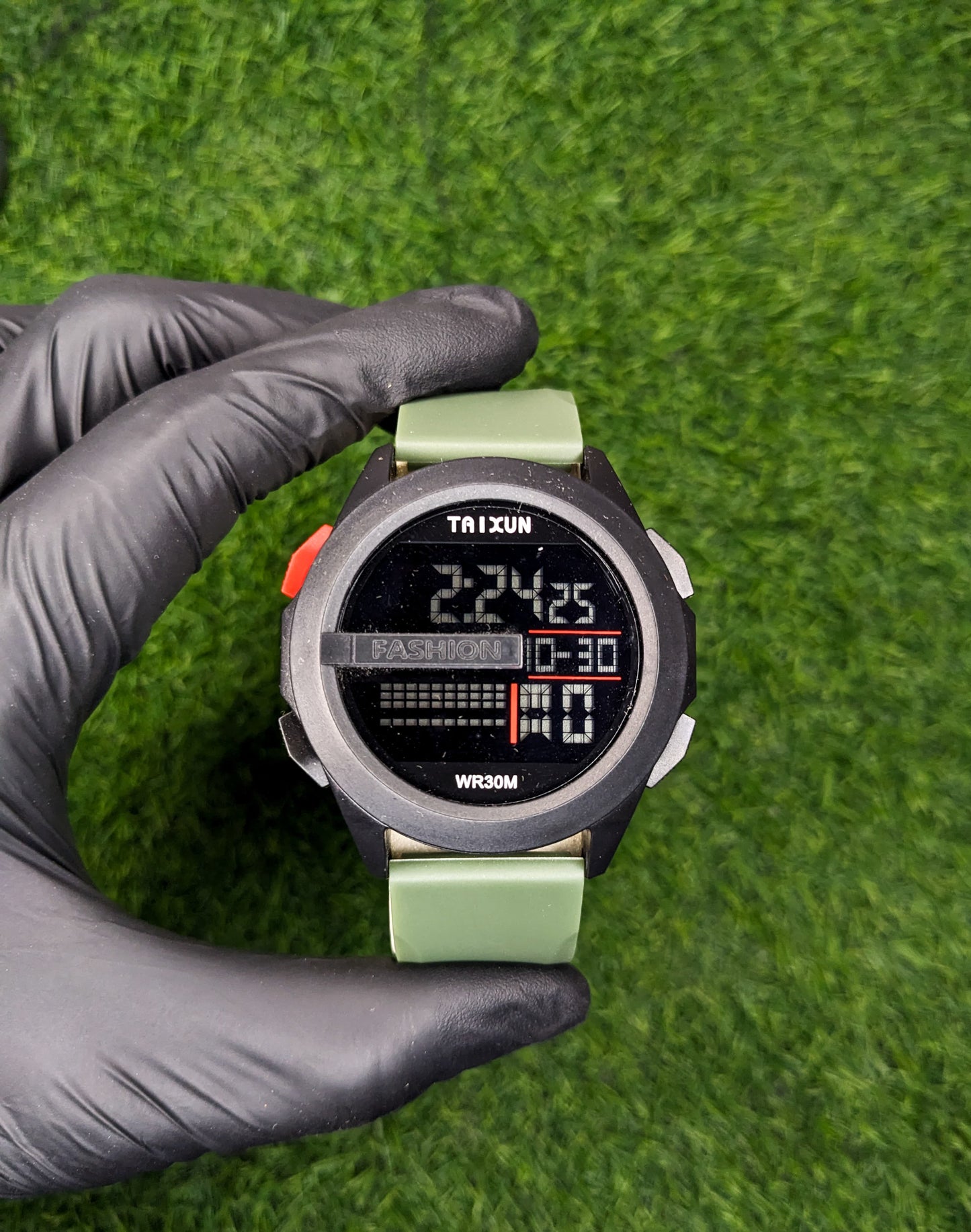 Taixon Water Proof Sport Watch - Green Straps