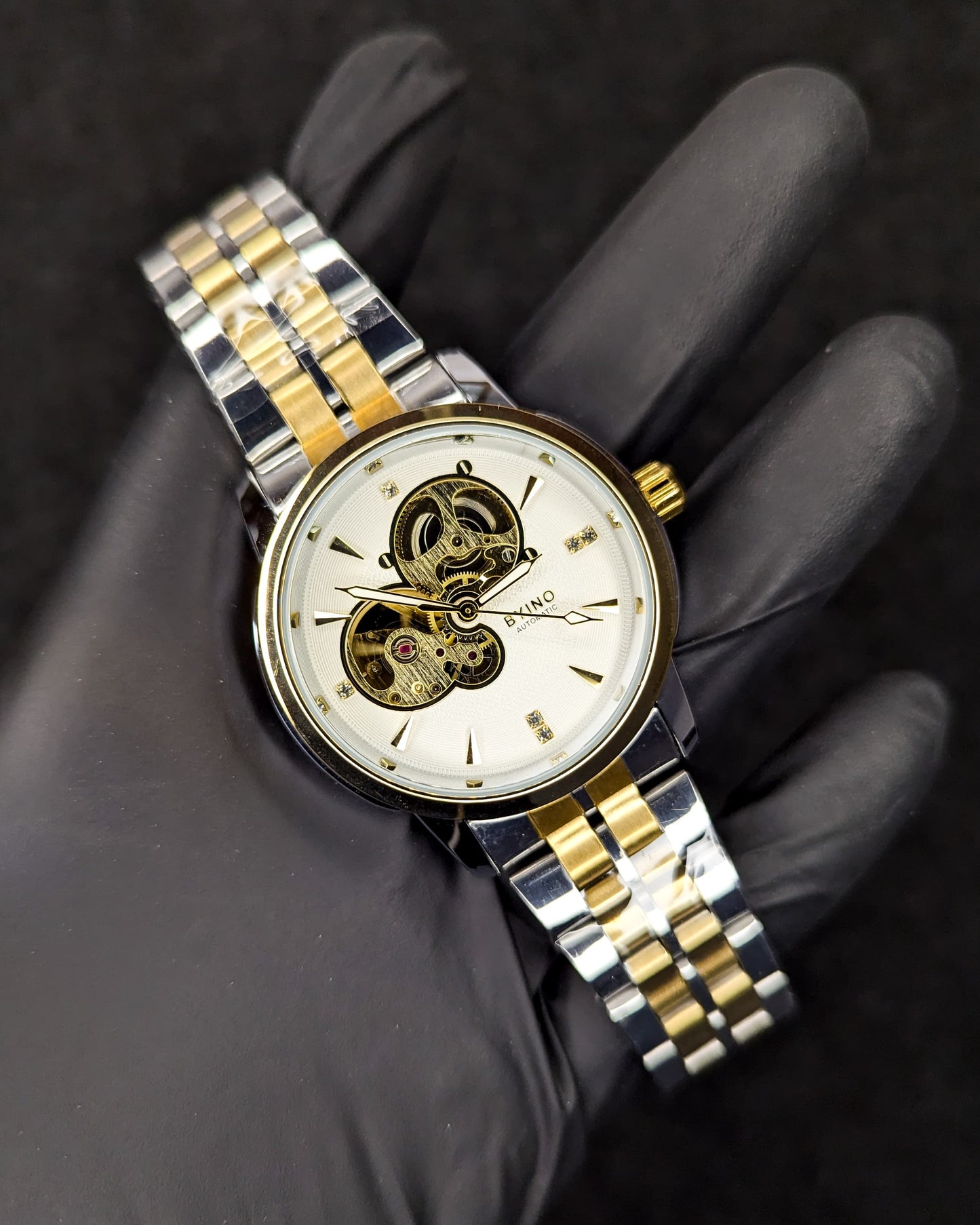 BYINO Automatic Watch - White Dial