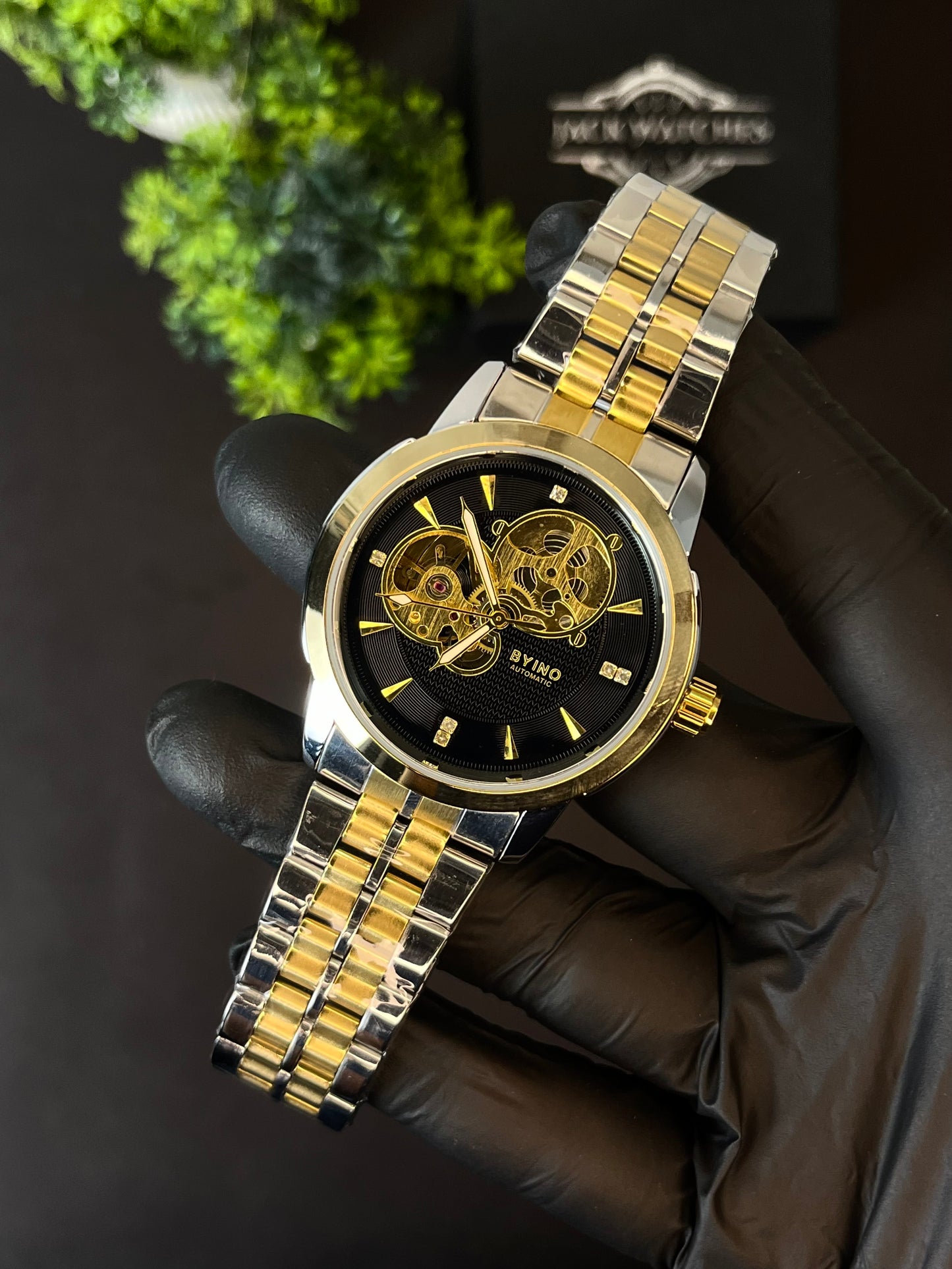 Byino Automatic Skeleton Watch