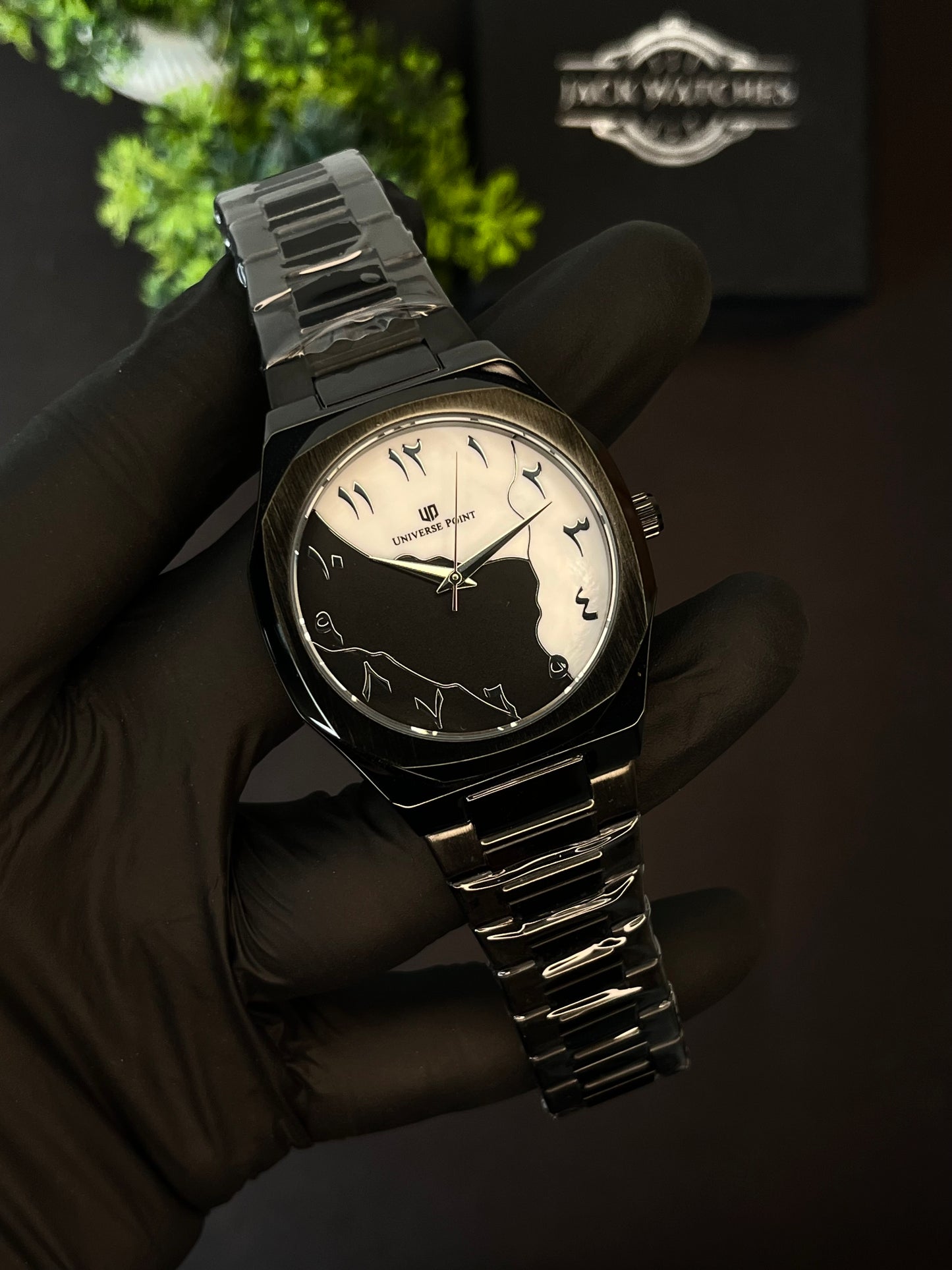Marble Dial Arabic Watch