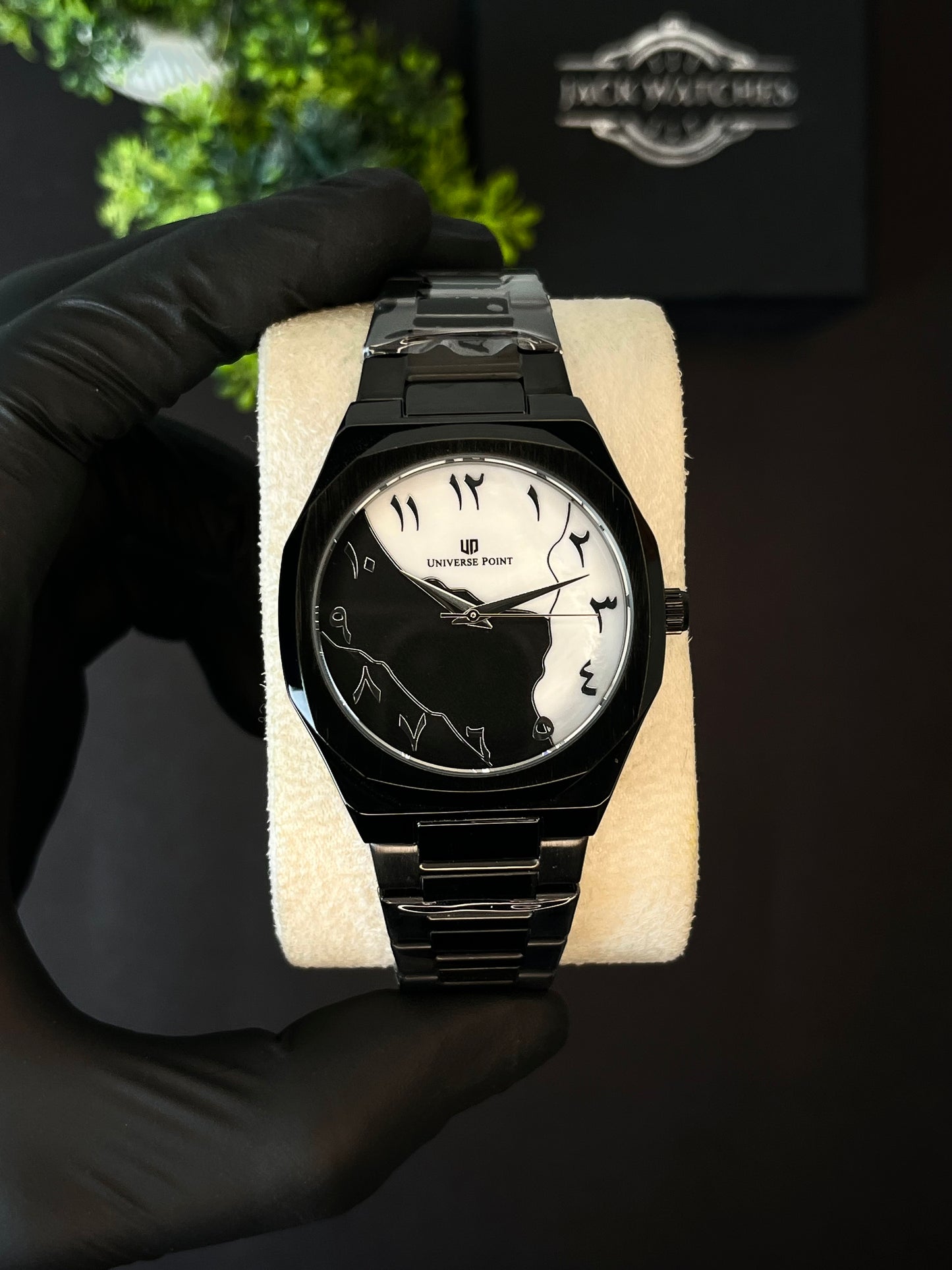 Marble Dial Arabic Watch