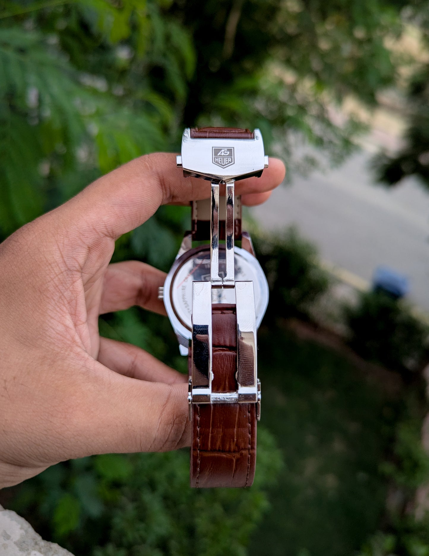 Tag Heuer Calibre 5 Leather Strap Watch