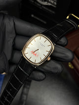 Patek Golden Ellipse Leather Straps Quartz - Copper Case