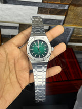 AP RYL Oak SIlver Automatic Master - Green Dial