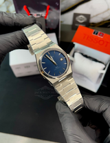 Tsot PRX 38mm Blue Waffle Dial Automatic