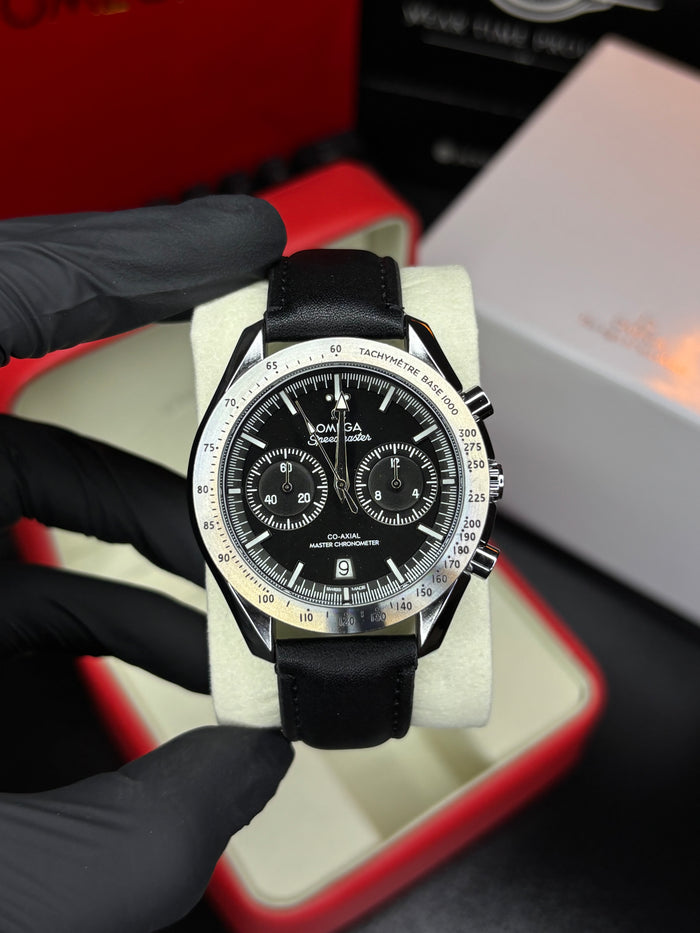 Omga Speedmaster Master Chronometer Leather Strap