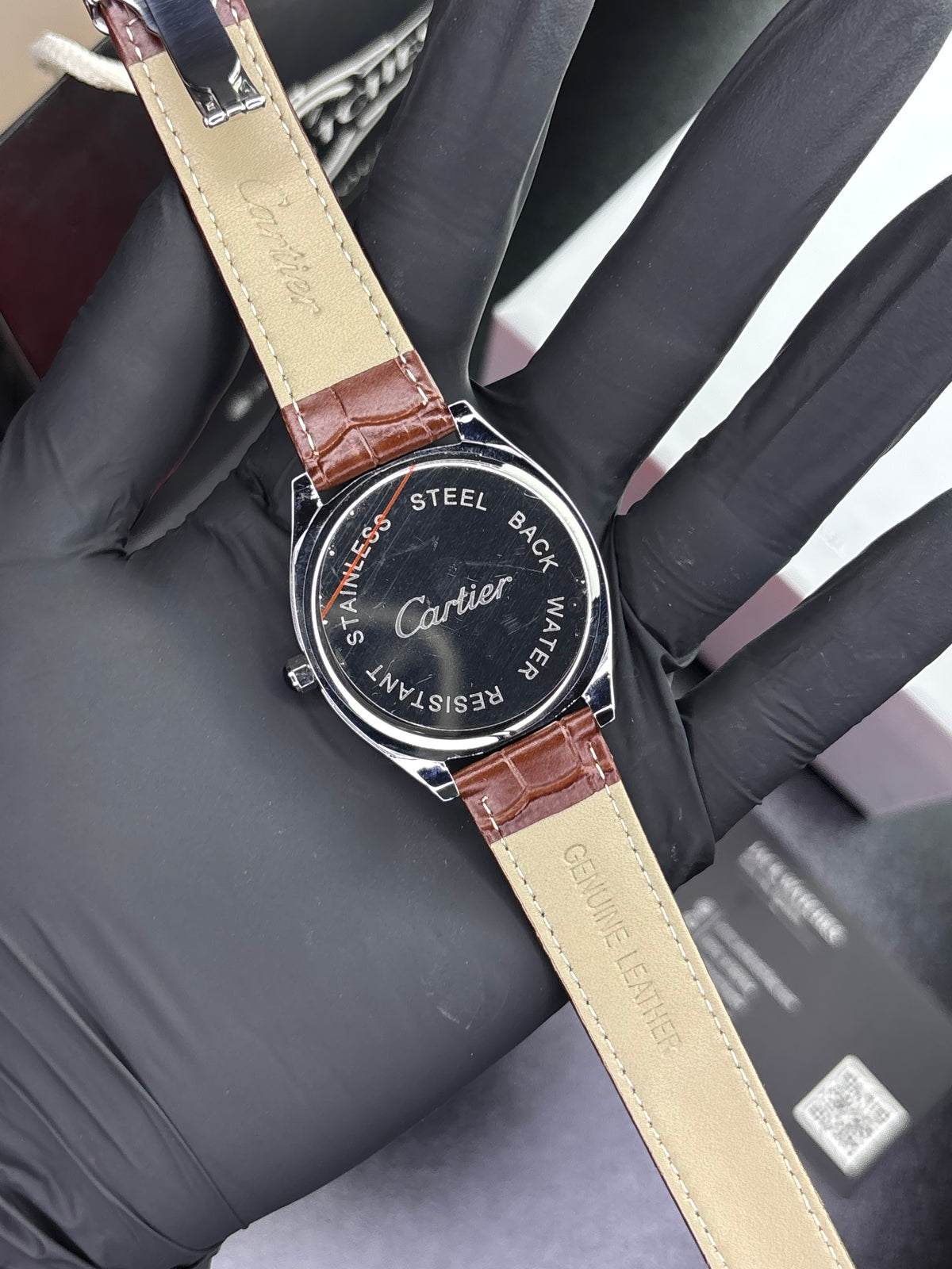 Drive De Crtr Quartz Leather Straps