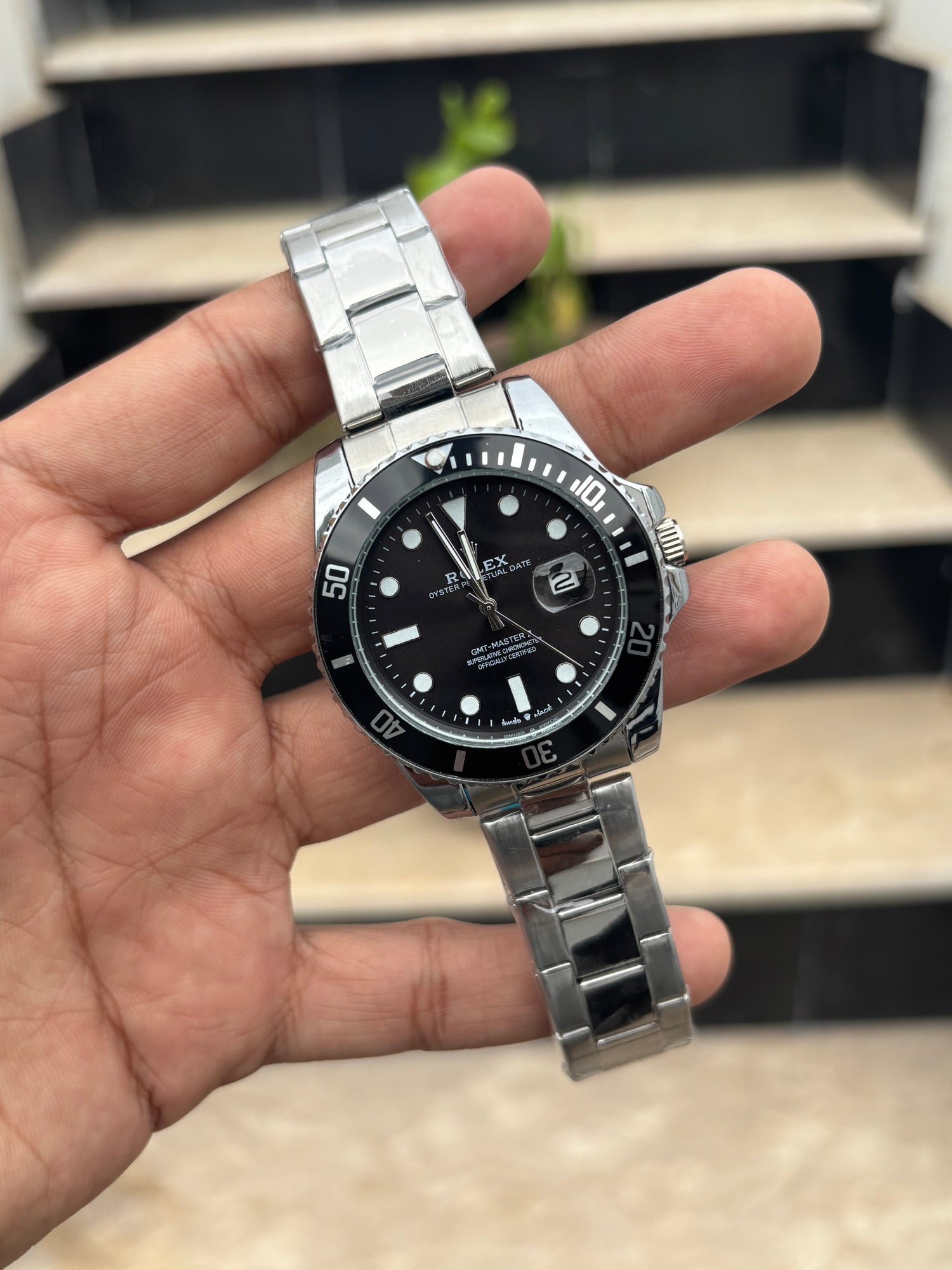 RLX GMT Master 2 Oyester Quartz