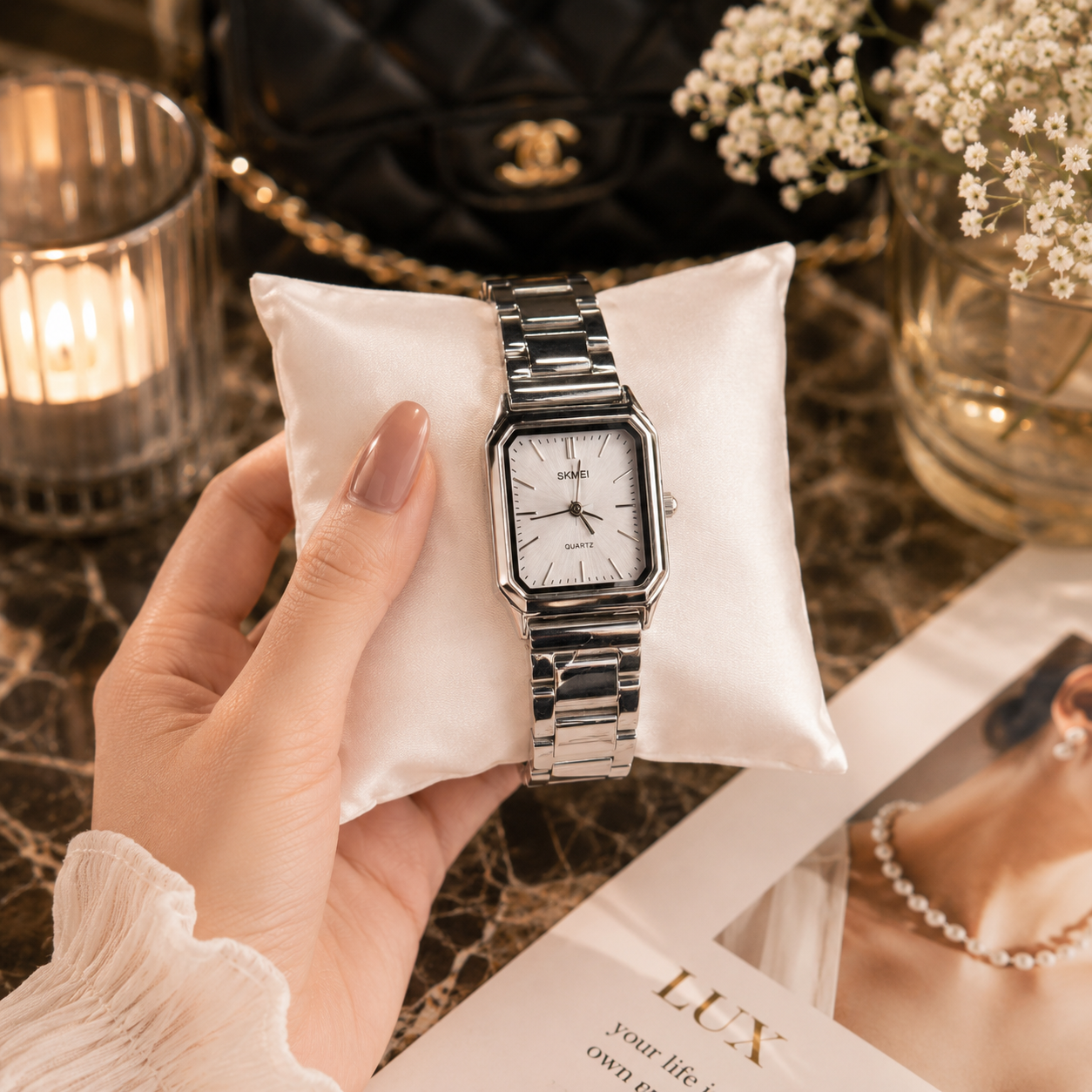 Skmei Original 2237 Slim Dial Women Watch