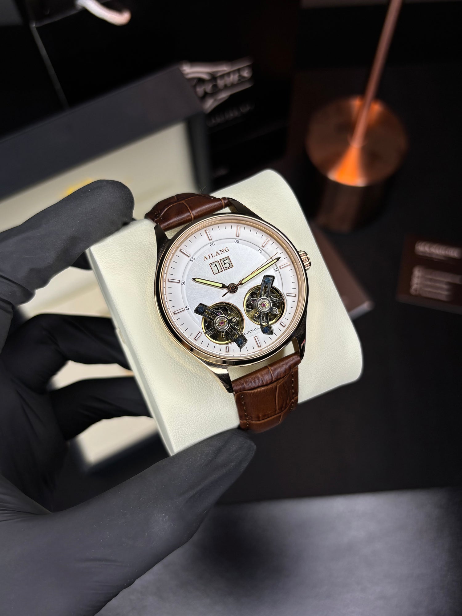 Ailang Original Double Tourbillon Automatic Watch