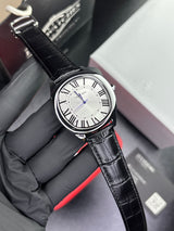 Drive De Crtr Quartz Leather Straps