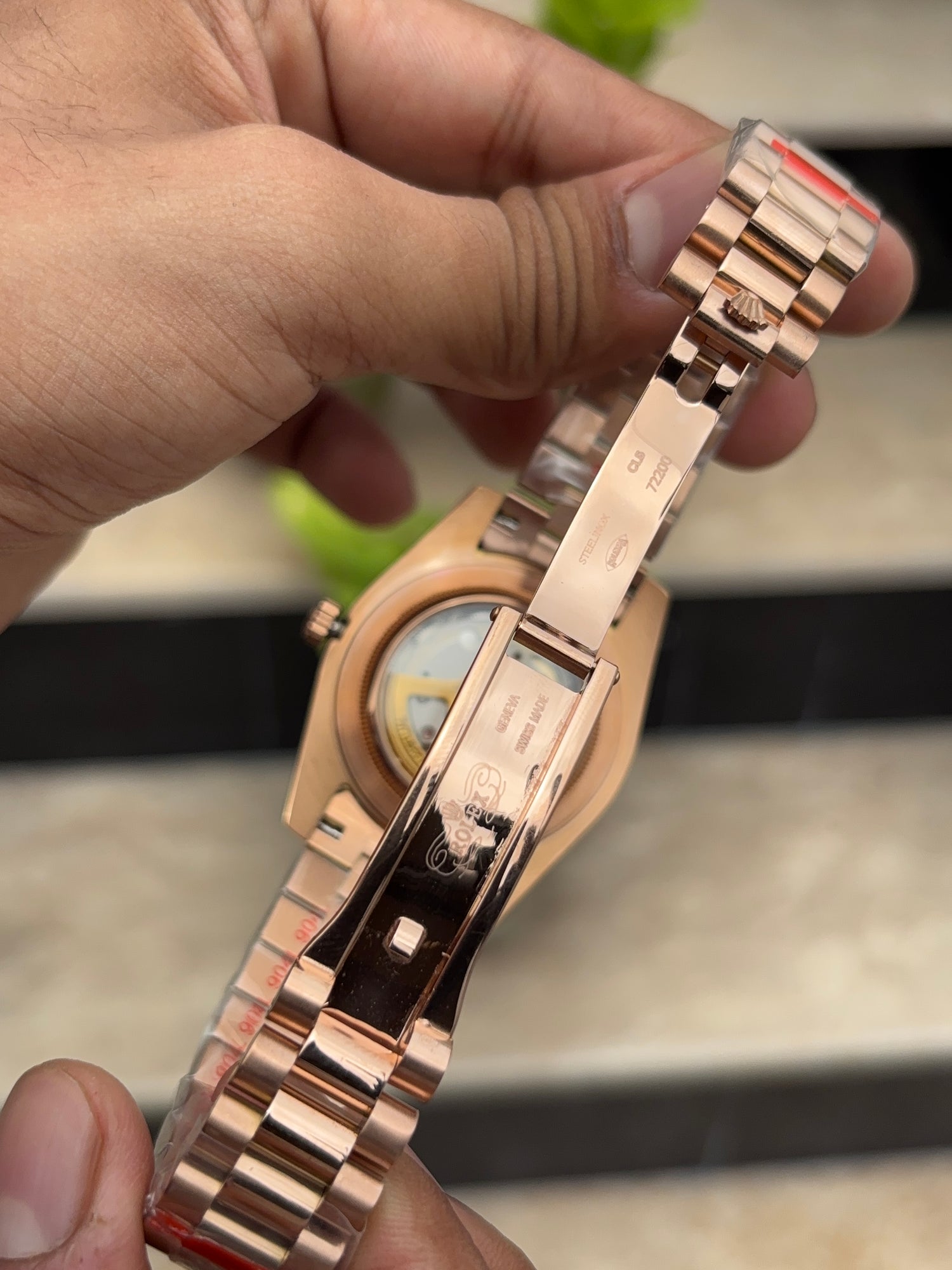 RLX Day-Date Automatic Rose Gold - Chocolate Roman