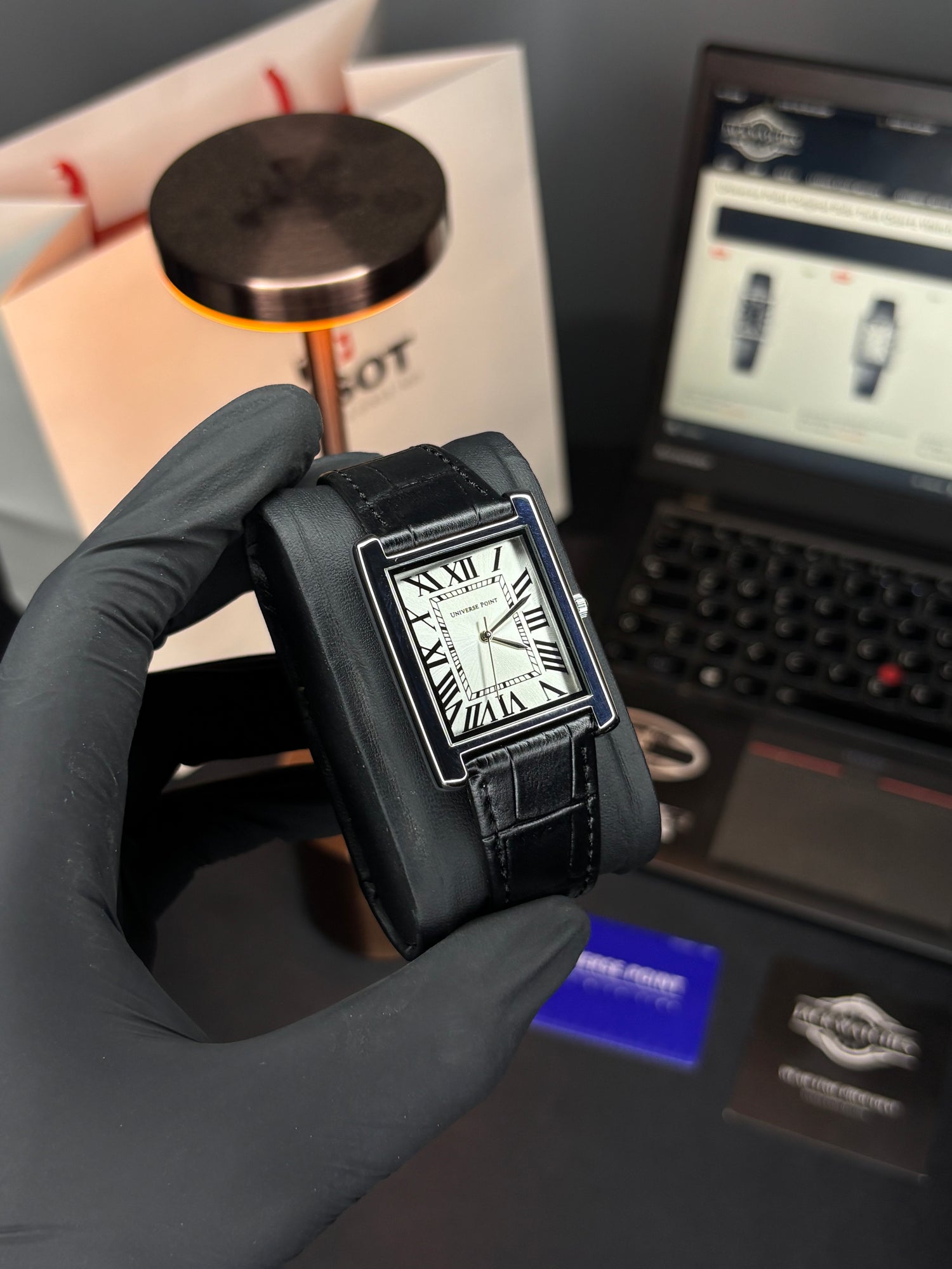 Universe Point Original Solo Tank Quartz - Black-White - Silver Case