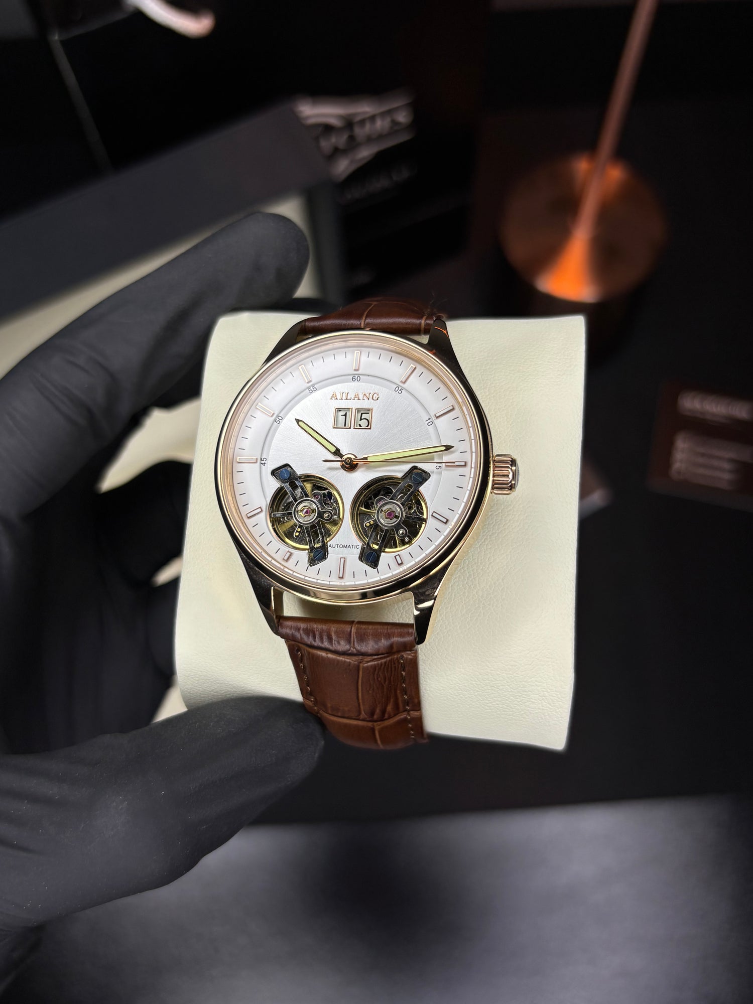 Ailang Original Double Tourbillon Automatic Watch