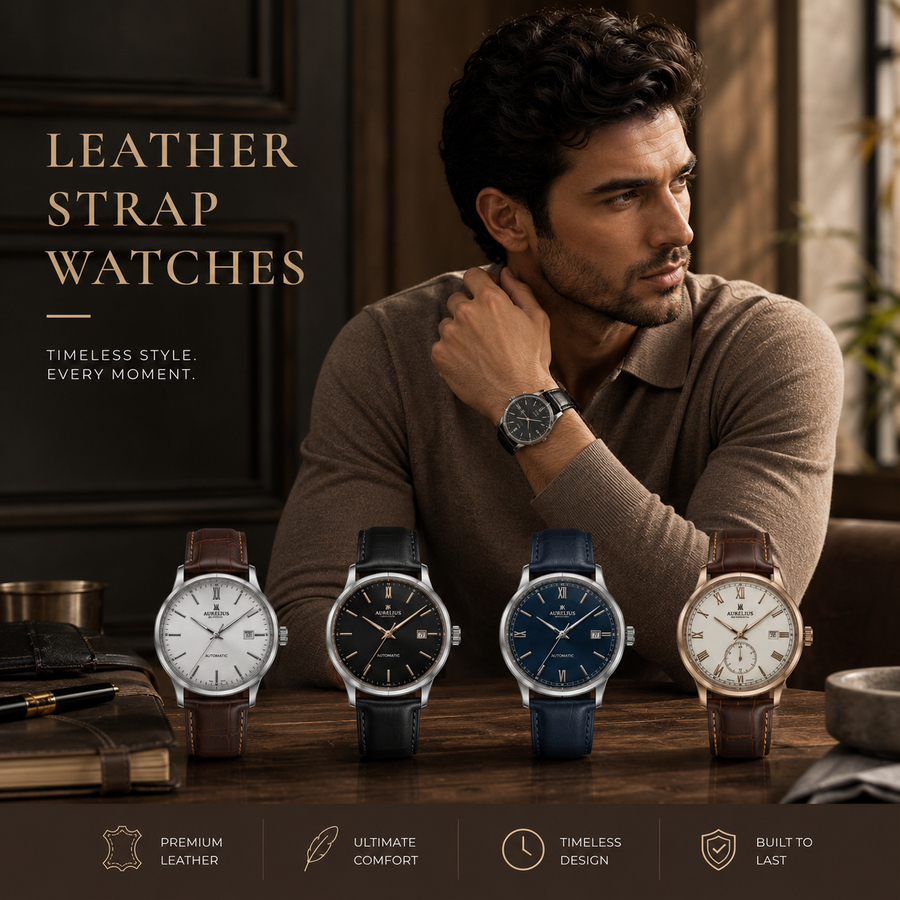 Leather Strap Watches