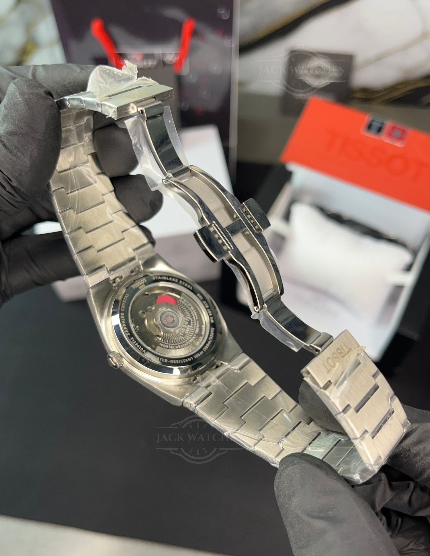 Tsot PRX 38mm Ice Green Waffle Dial Automatic