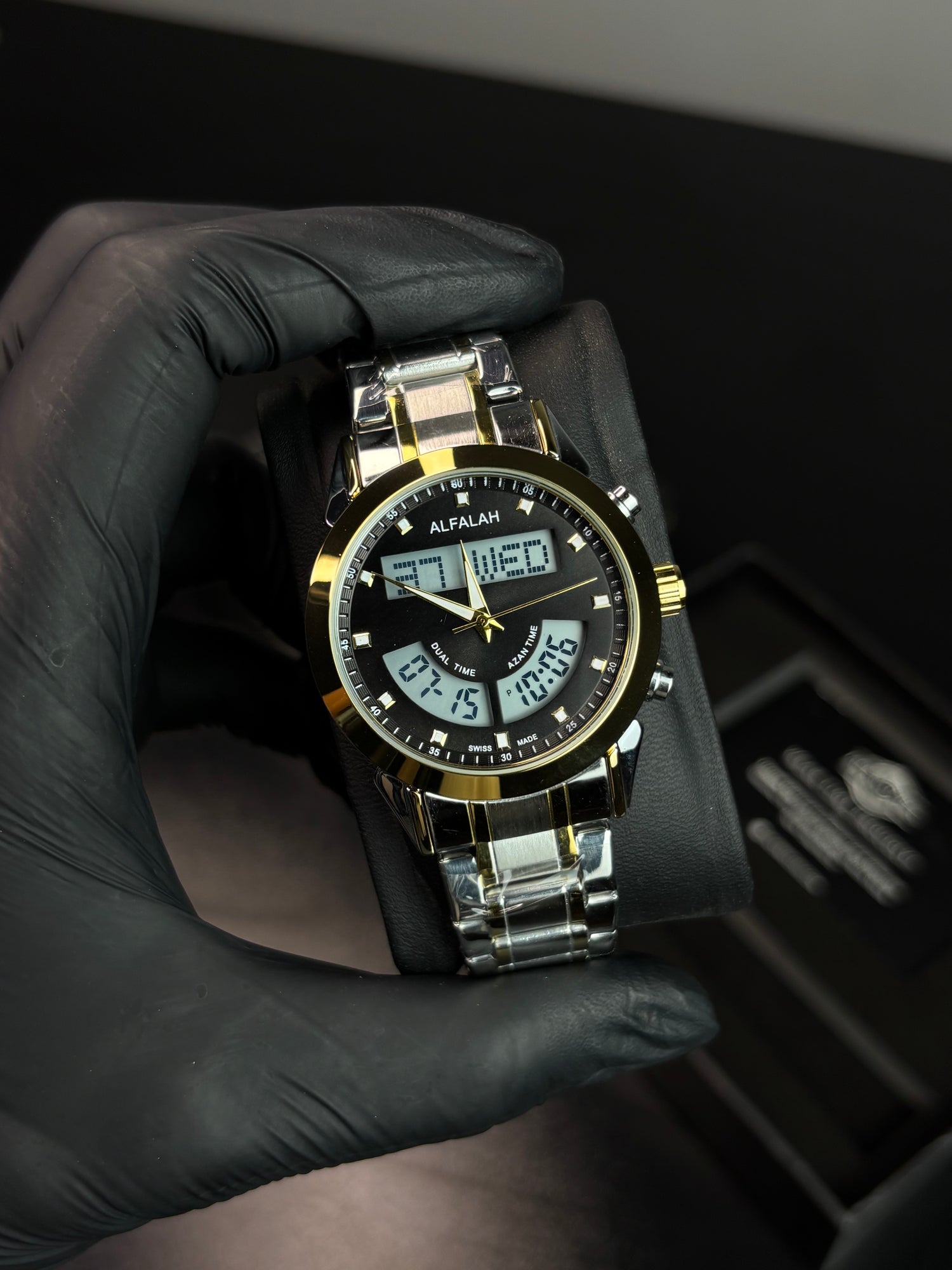 Al Falah Dual Time Watch