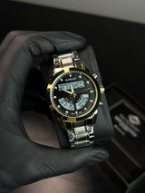 Al Falah Dual Time Watch