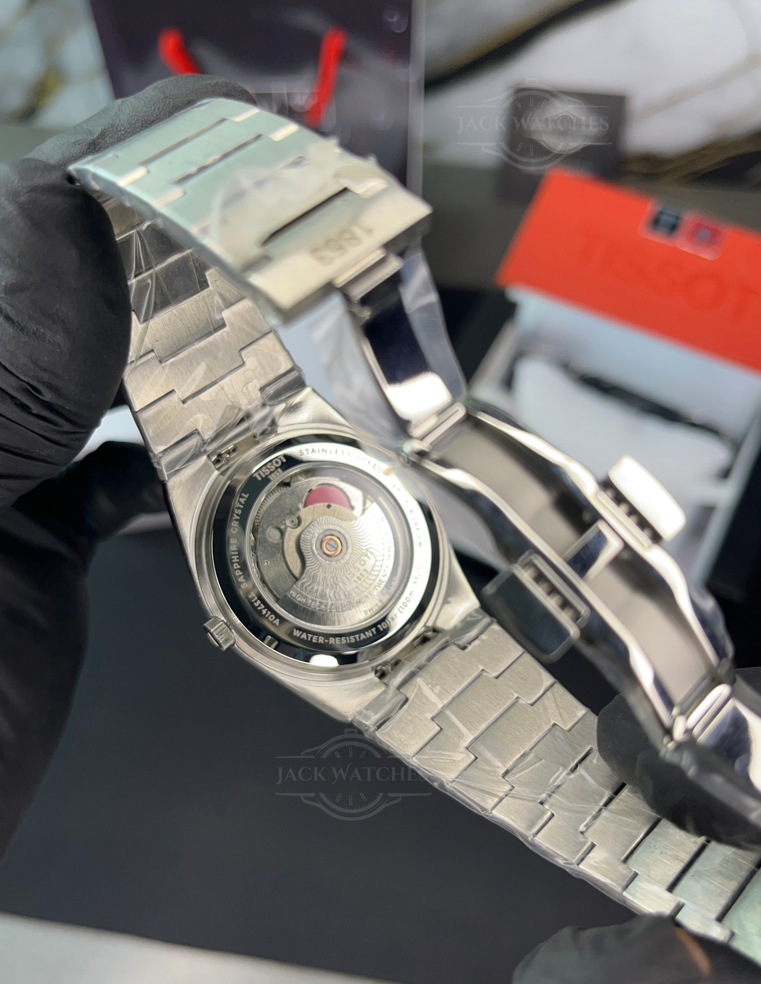 Tsot PRX 38mm Ice Green Waffle Dial Automatic
