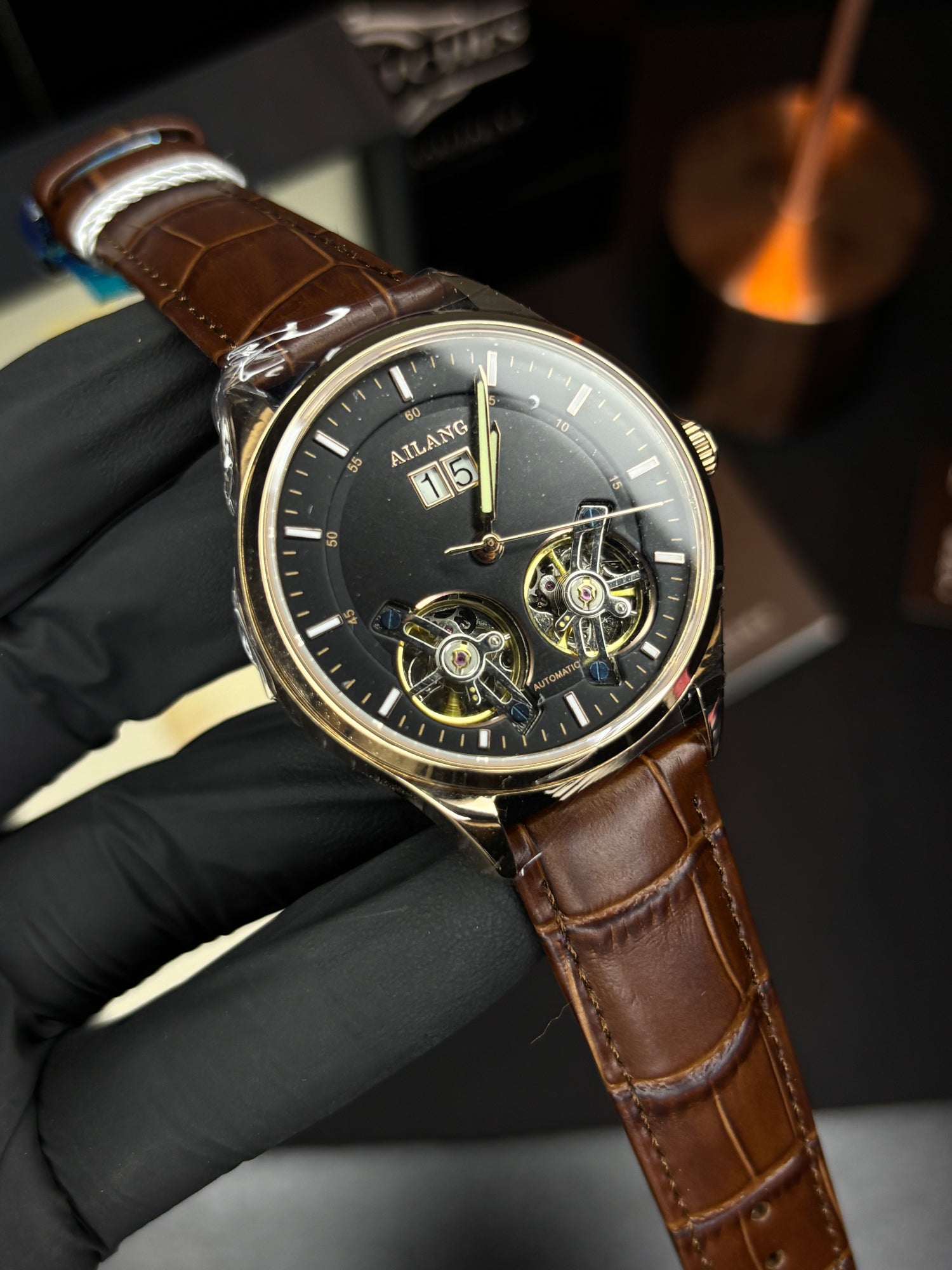 Ailang Original Double Tourbillon Automatic Watch