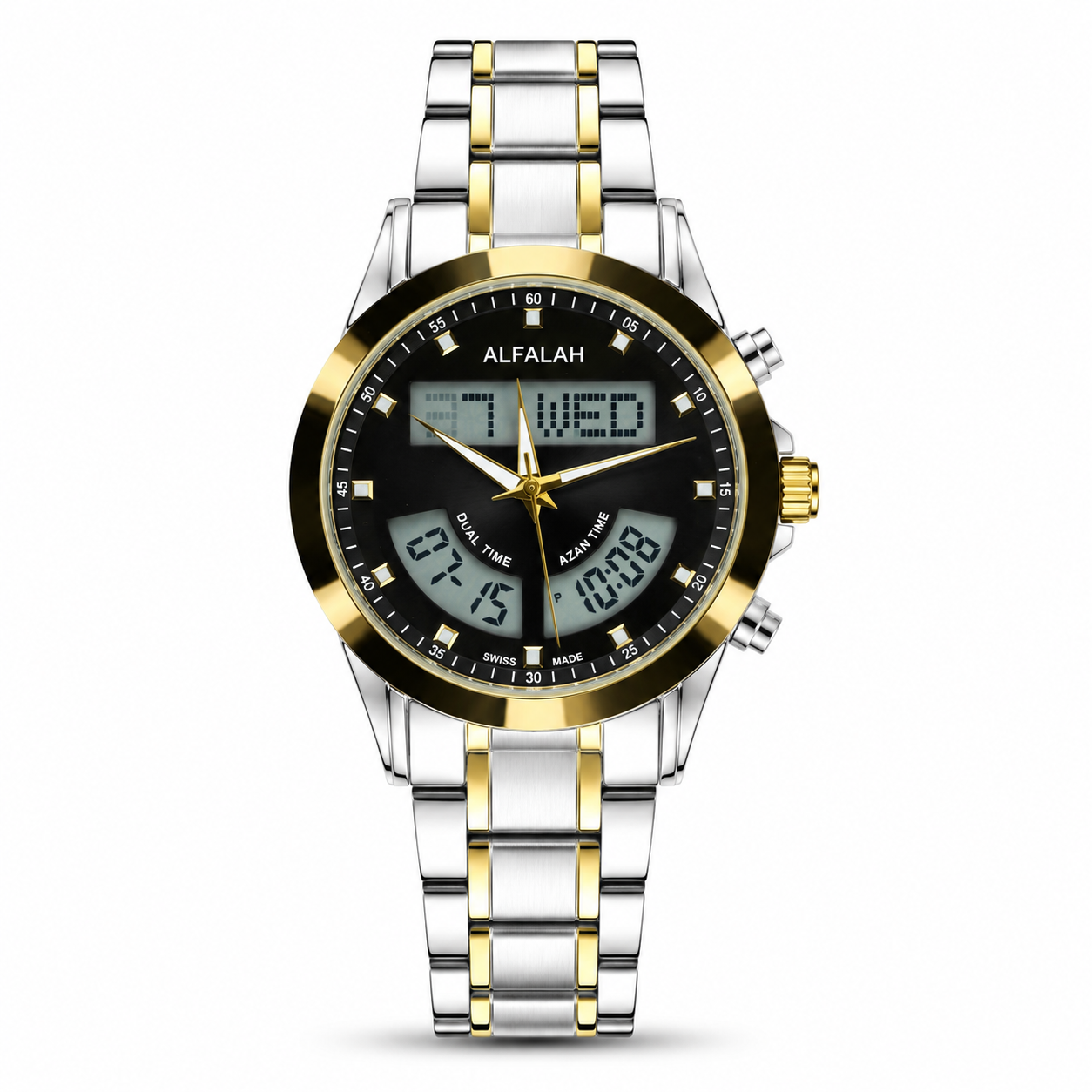 Al Falah Dual Time Watch