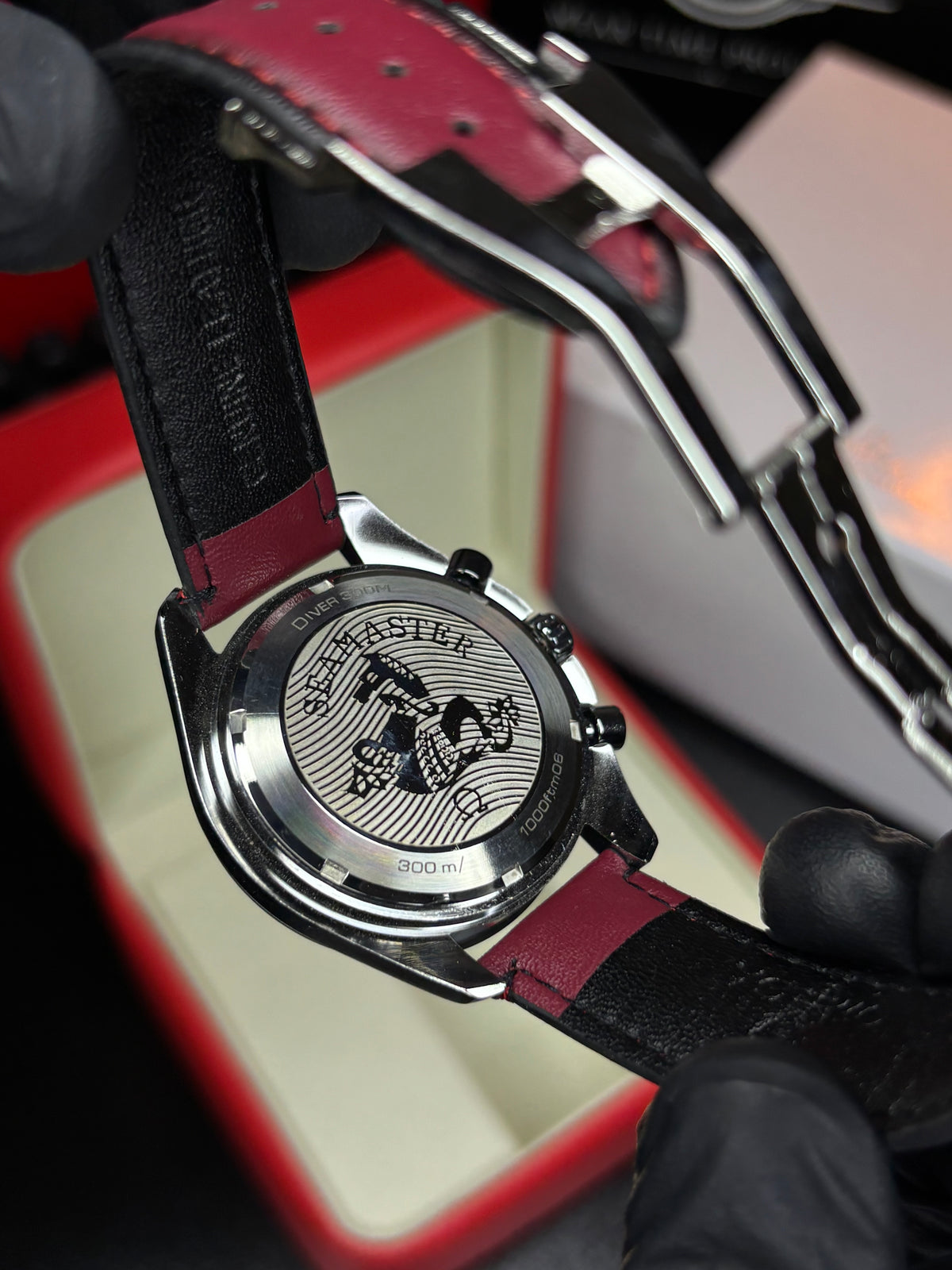 Omga Speedmaster Master Chronometer Leather Strap