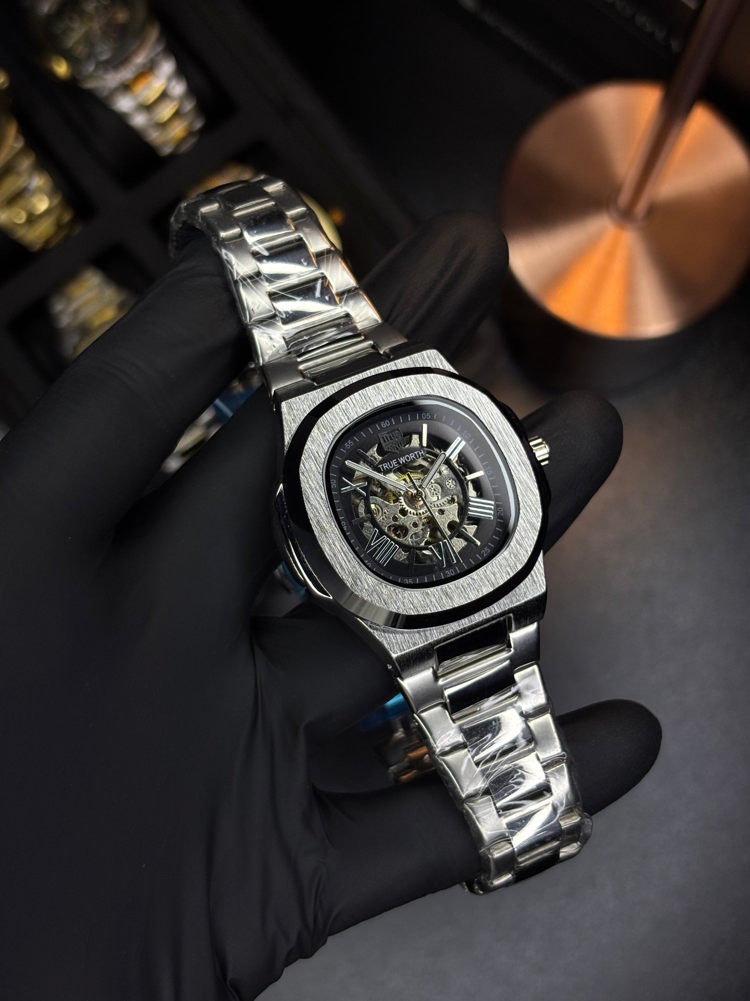 True Worth Original Nautilus Style Automatic Watch