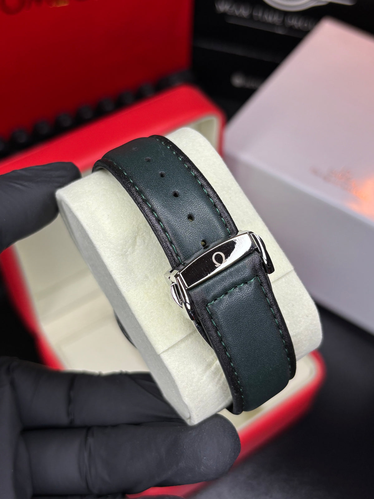 Omga Speedmaster Master Chronometer Leather Strap