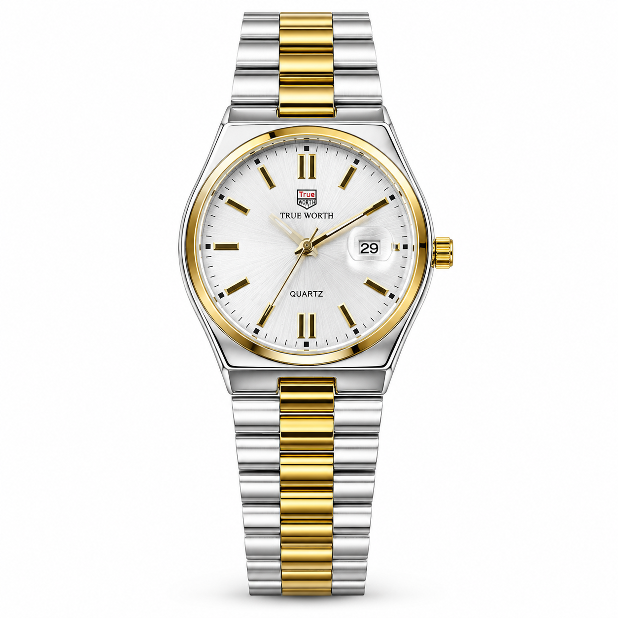 True Worth Quartz TWCTZN - Silver