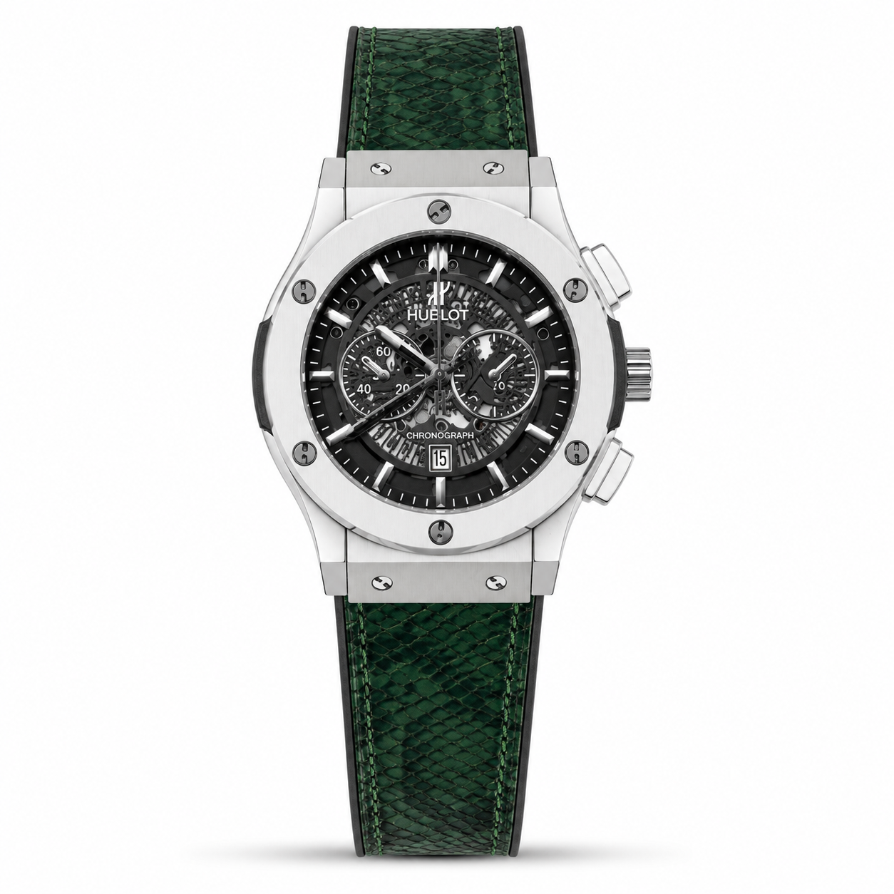 HB Classic Fusion - Snake Skin Leather Straps
