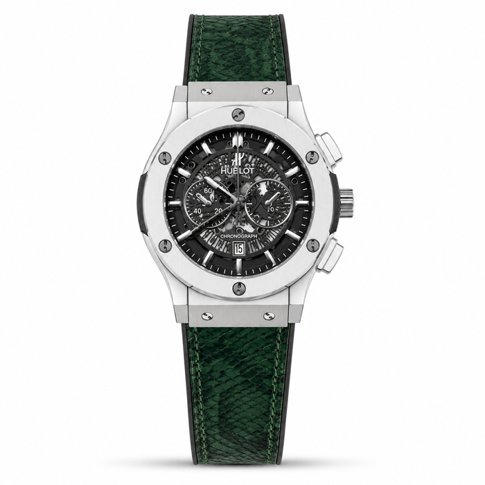 HB Classic Fusion - Snake Skin Leather Straps