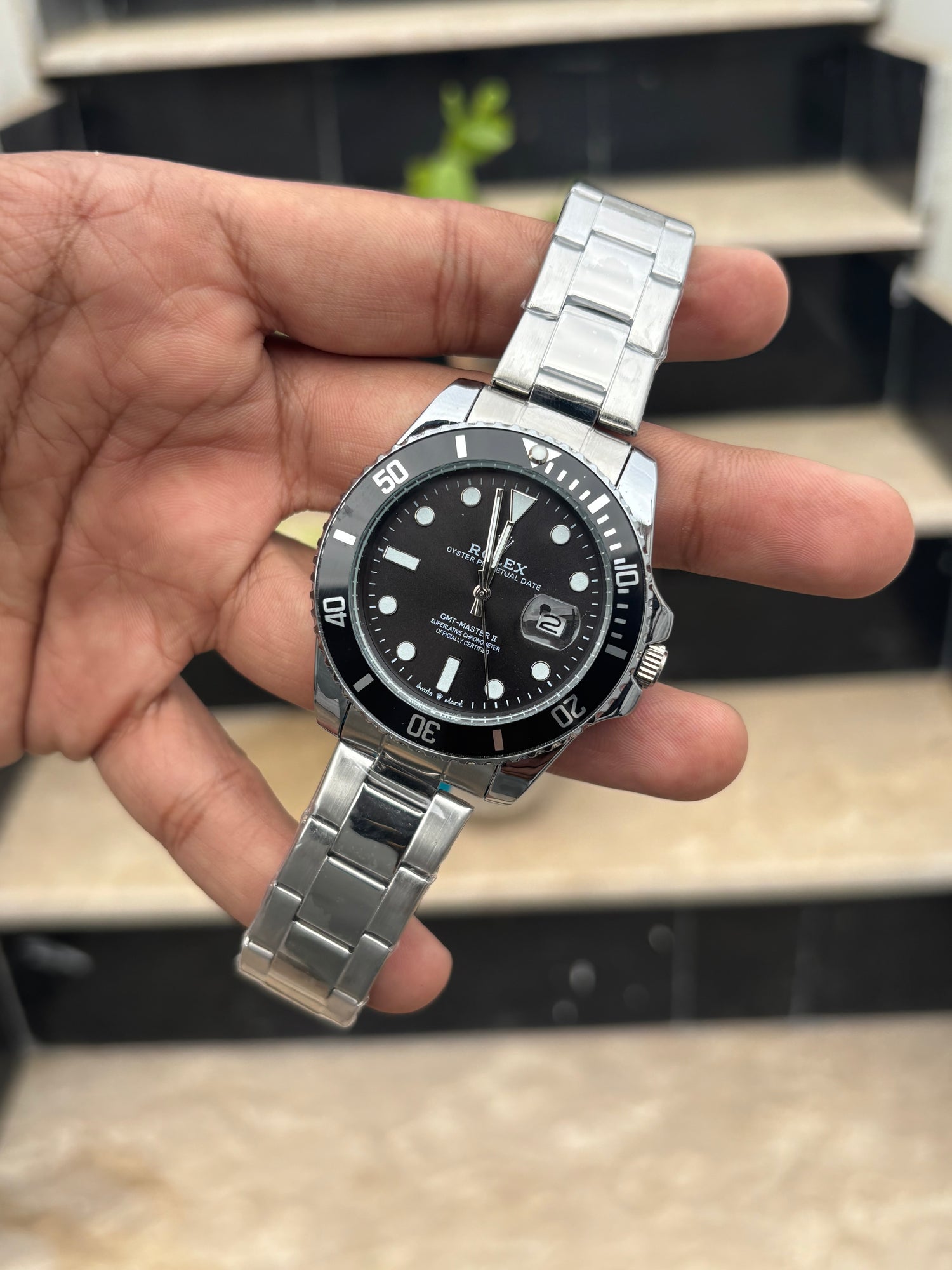 RLX GMT Master 2 Oyester Quartz