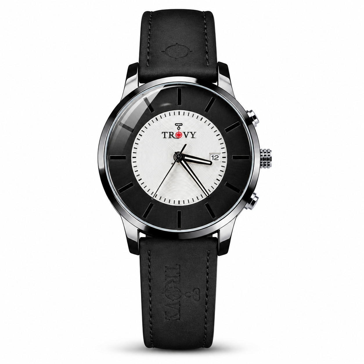 Trove Original Quartz Leather Strap Watch