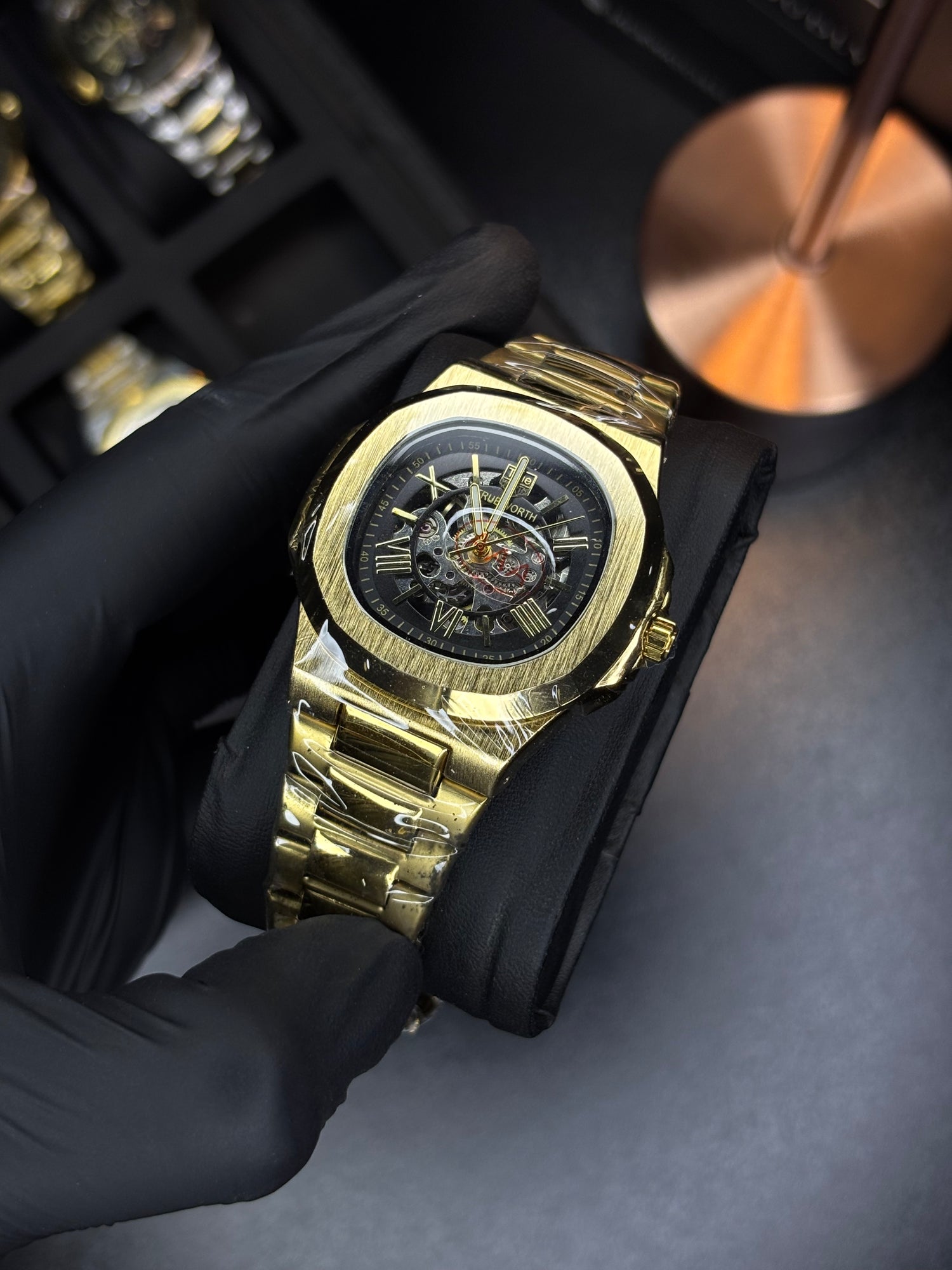 True Worth Original Nautilus Style Automatic Watch