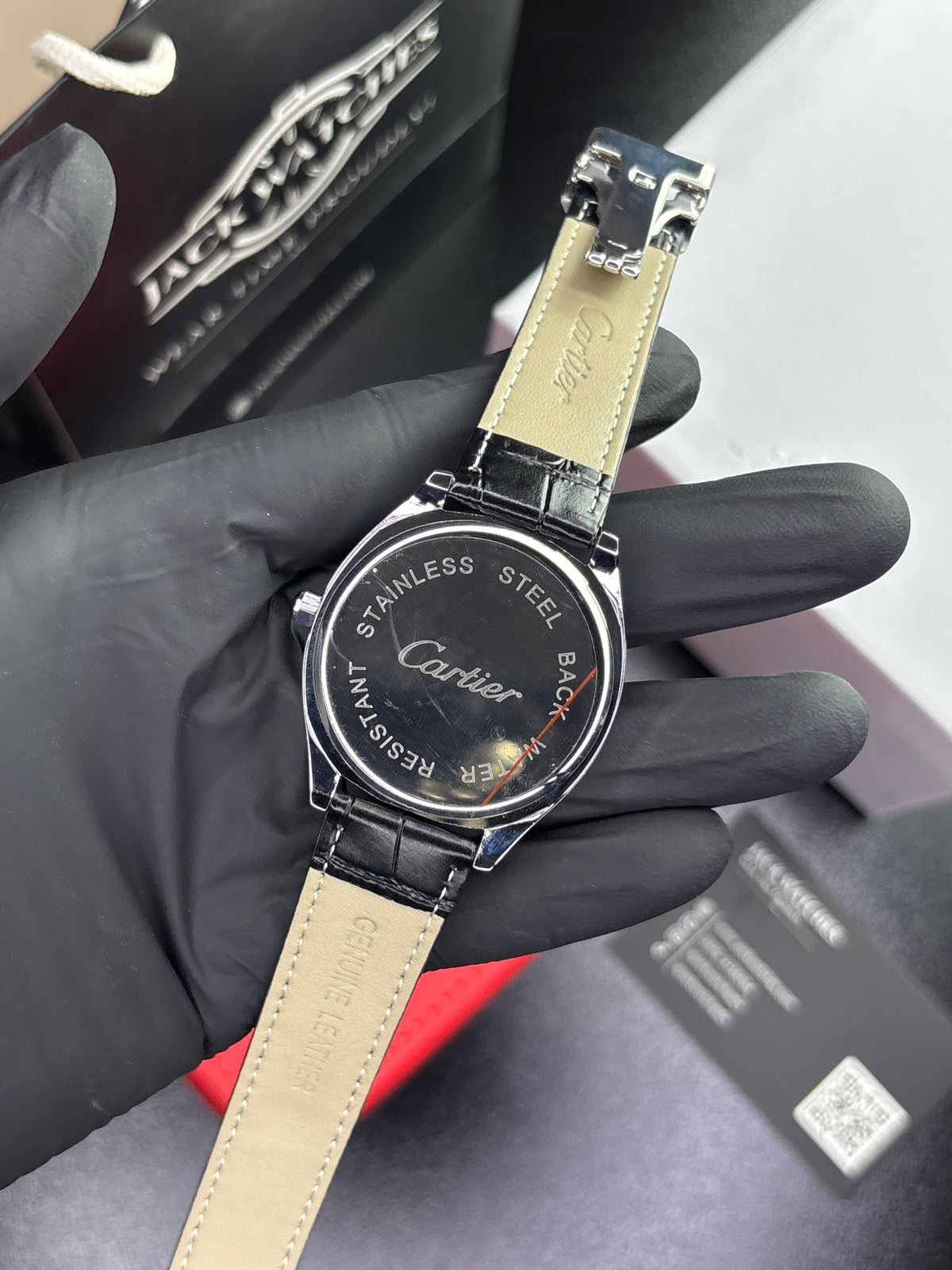 Drive De Crtr Quartz Leather Straps