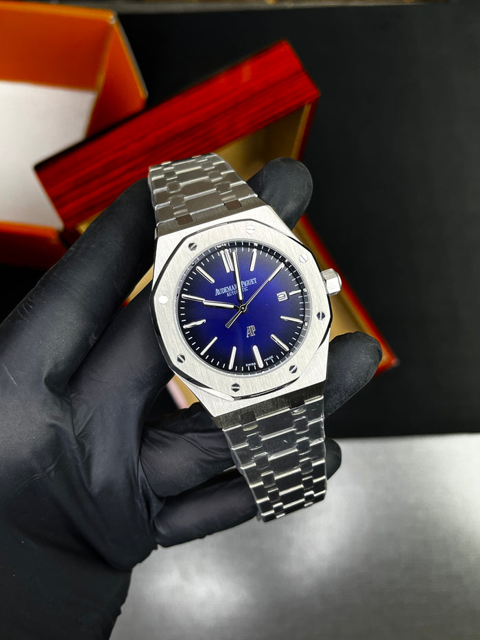 AP RYL Oak SIlver Automatic Master - Blue Dial