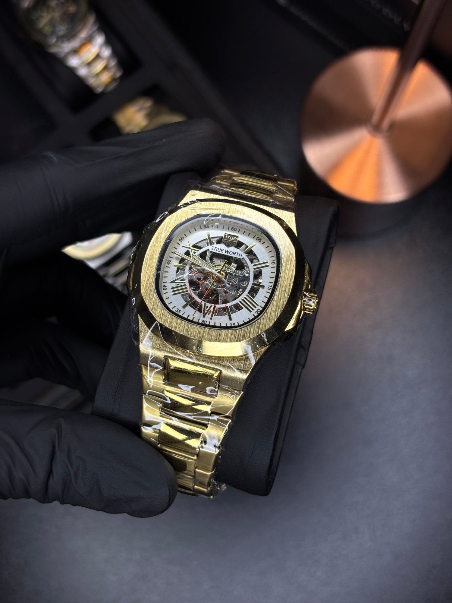 True Worth Original Nautilus Style Automatic Watch