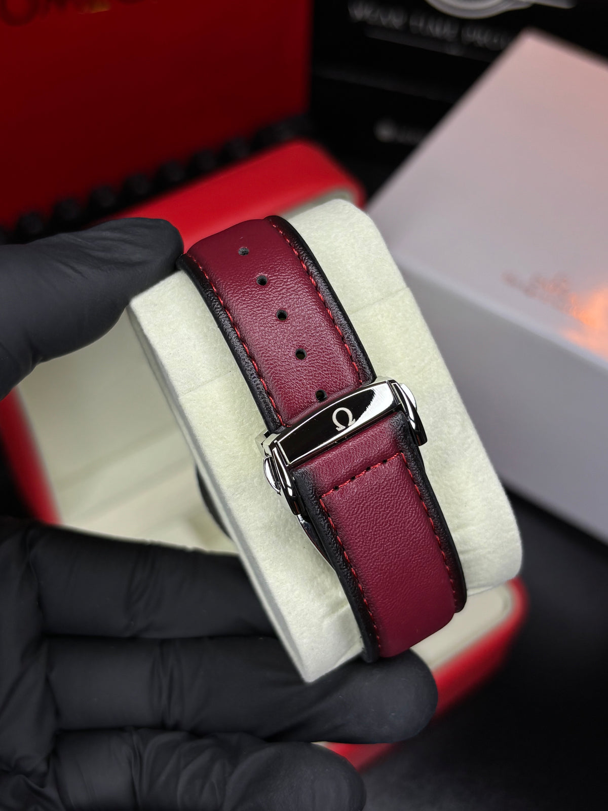 Omga Speedmaster Master Chronometer Leather Strap