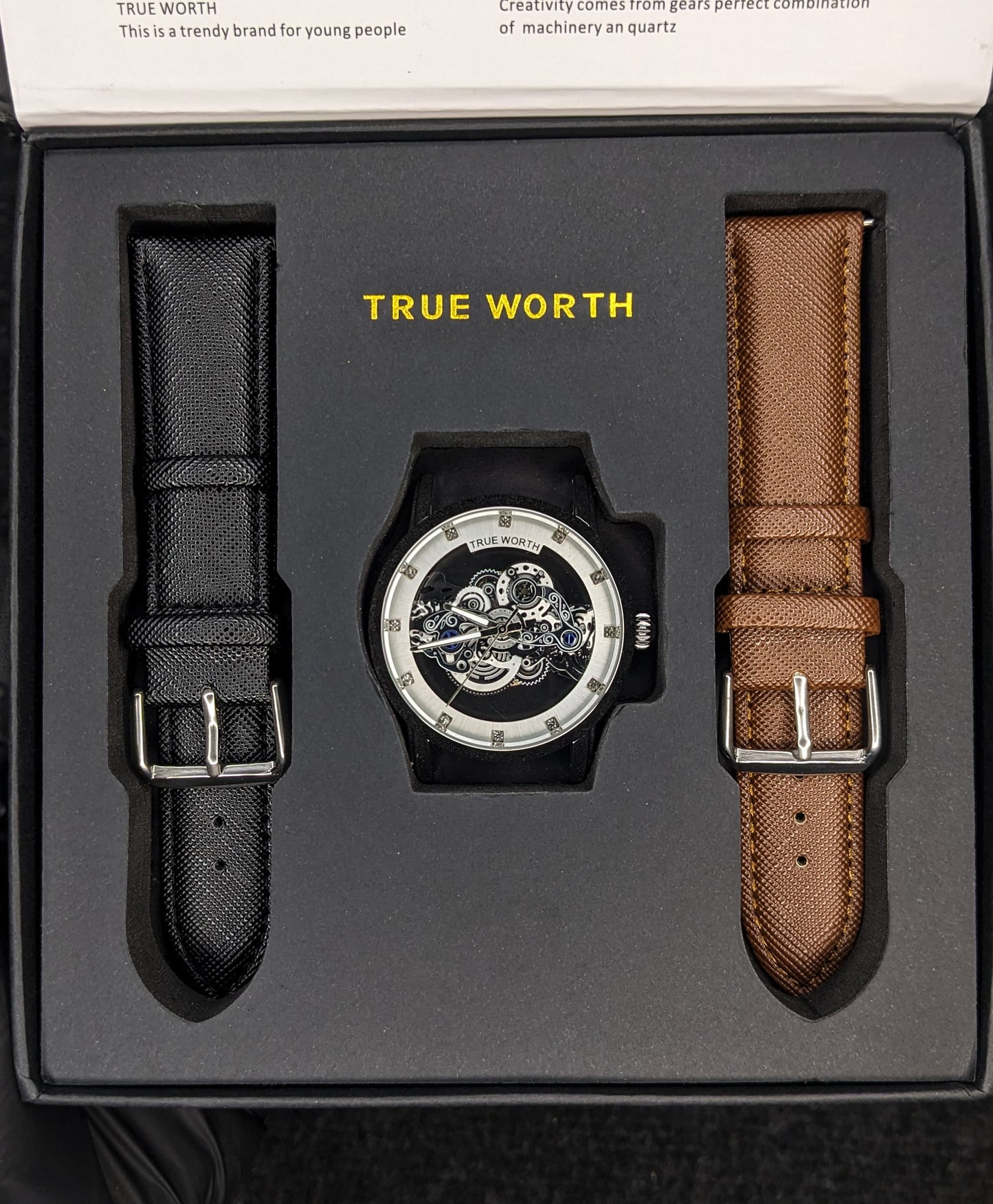 True Worth Face gear Skeleton - Silver (Type 1)