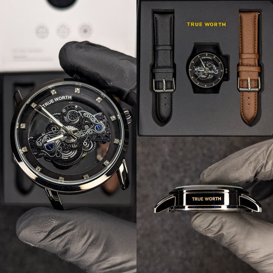 True Worth Face gear Skeleton - Black (Type 1)