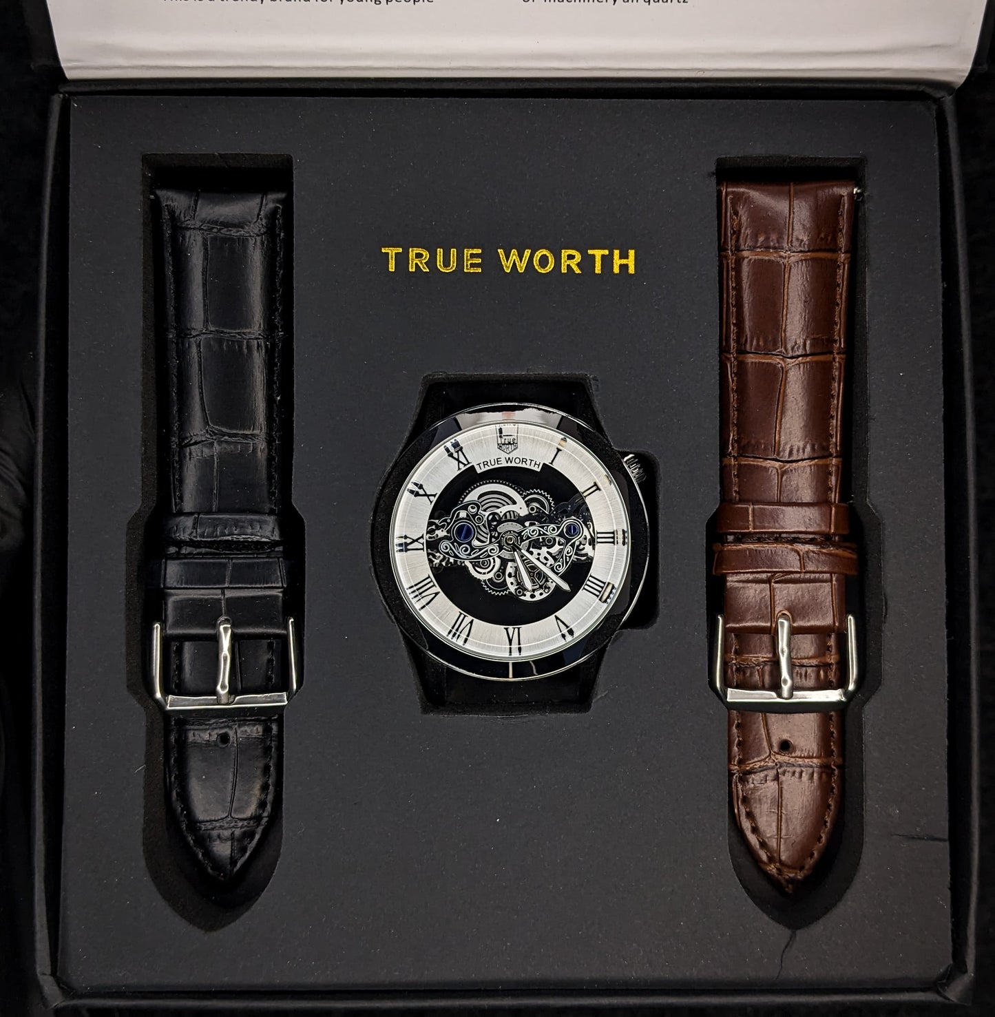 True Worth Face gear Skeleton - Silver (Type 2)