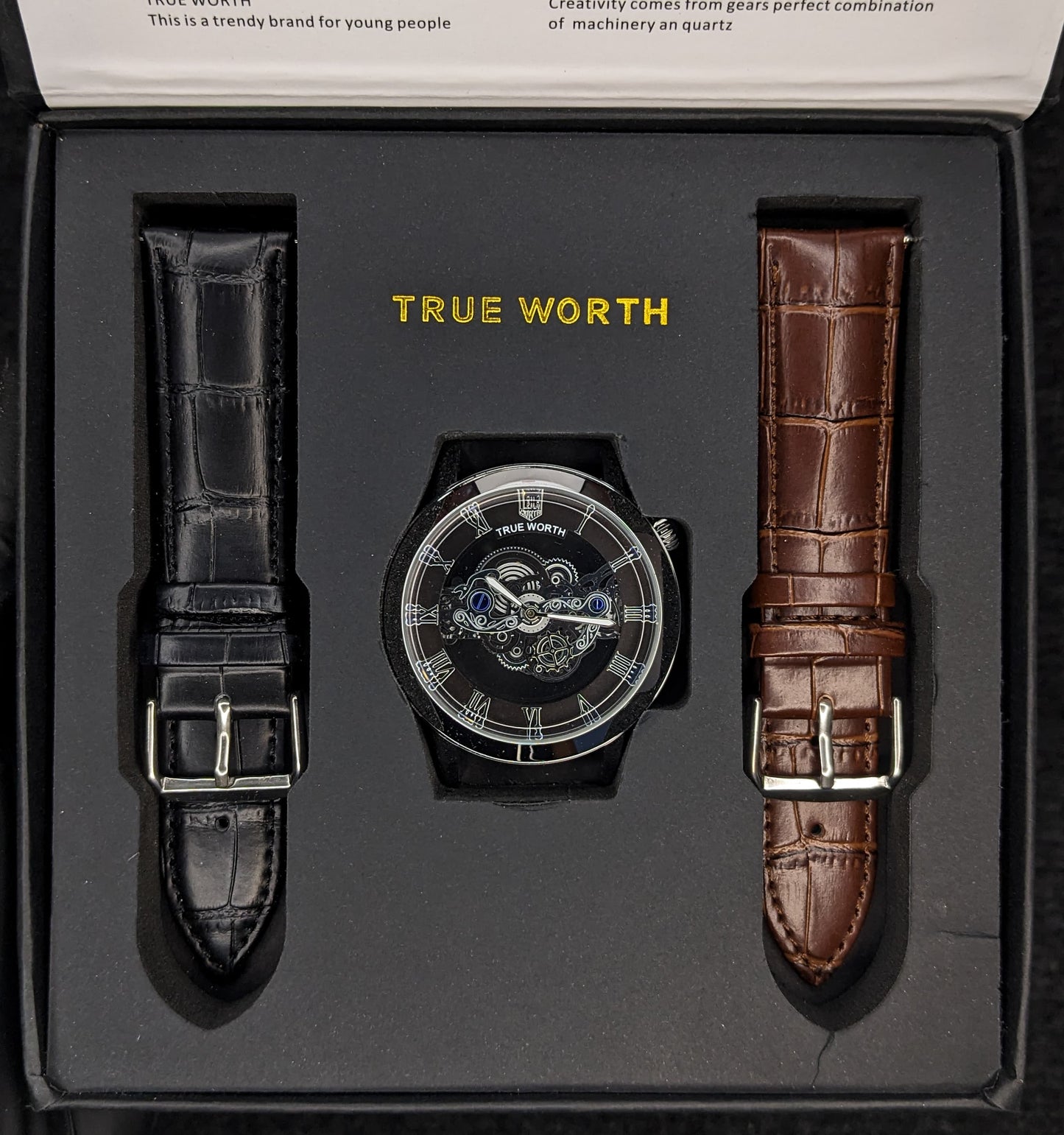 True Worth Face gear Skeleton - Silver (Type 3)