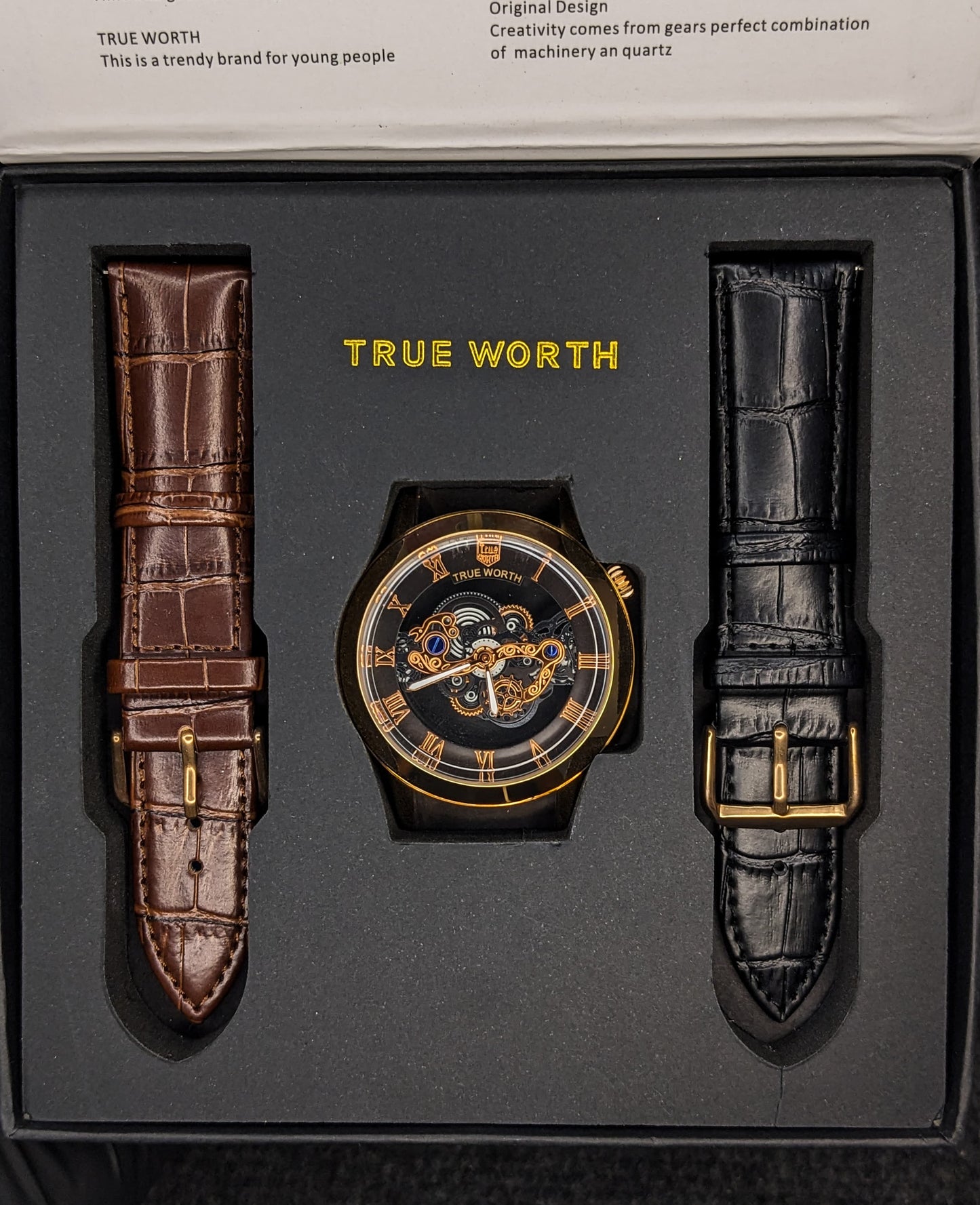 True Worth Face gear Skeleton - Golden (Type 3)