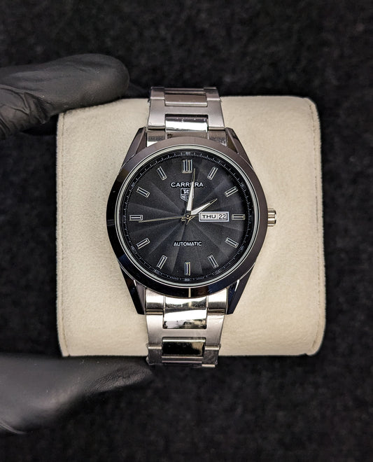 Tag Heuer Day & Date In Silver Color