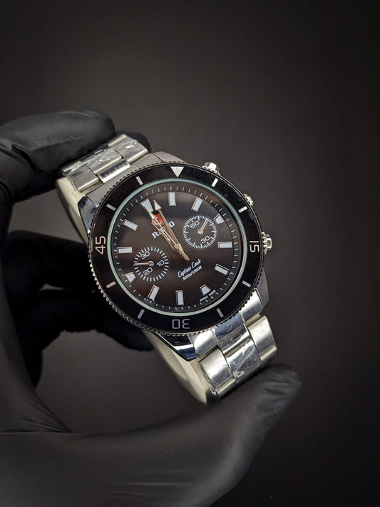RDO Captain Cook With Rotating Bezel - Black