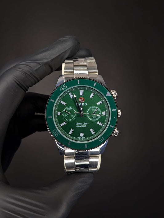 RDO Captain Cook With Rotating Bezel - Green