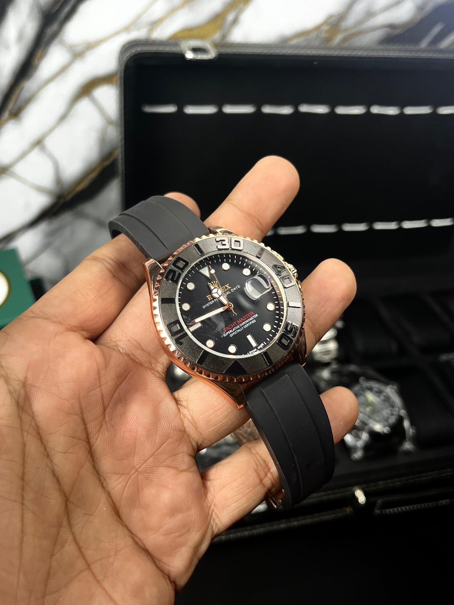 RLX Yacht Master Rose-Gold