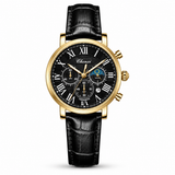 Chenxi Leather Strap Chronograph Watch
